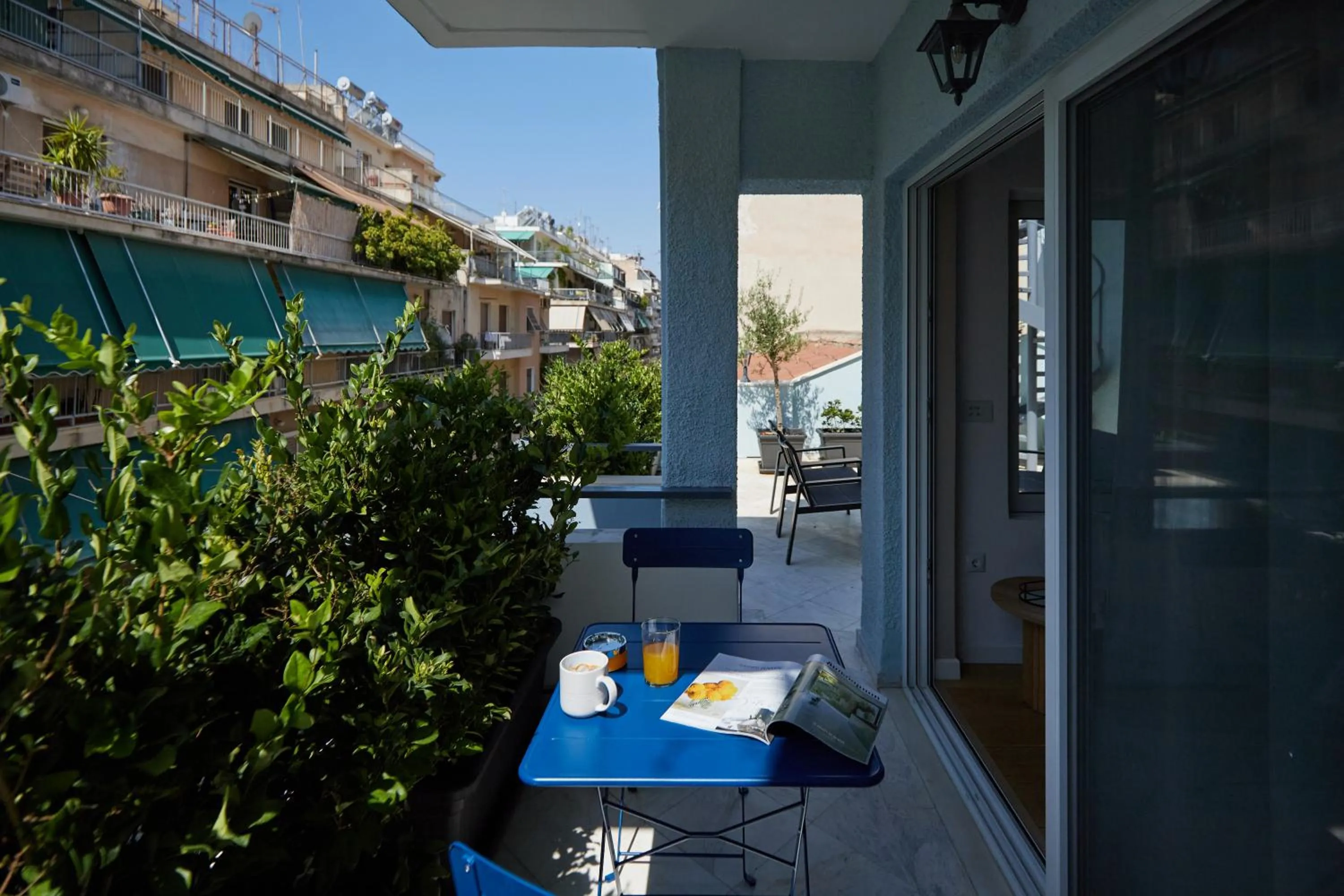 Balcony/Terrace in Incanto Boutique Suites - Koukaki
