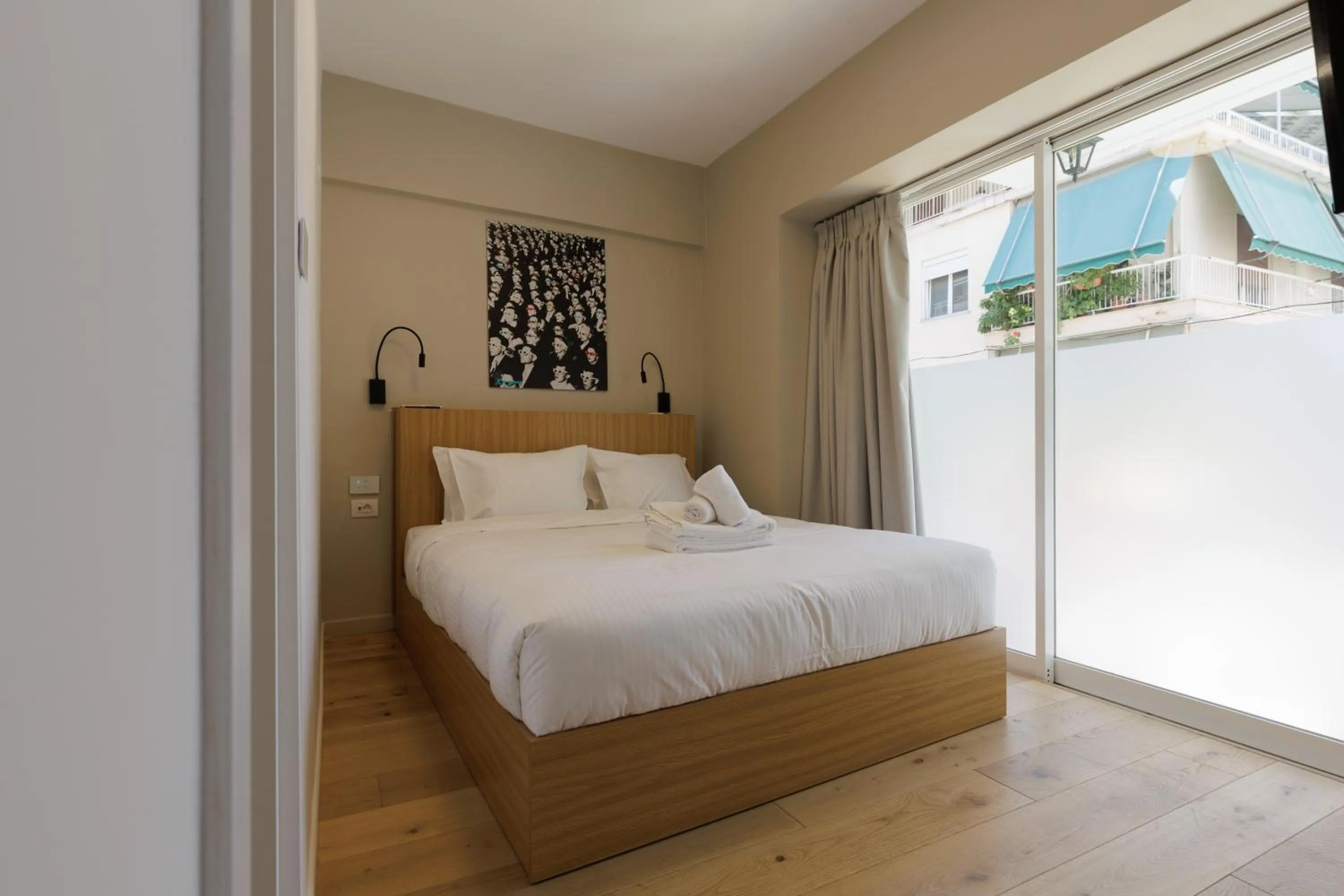 Bedroom, Bed in Incanto Boutique Suites - Koukaki
