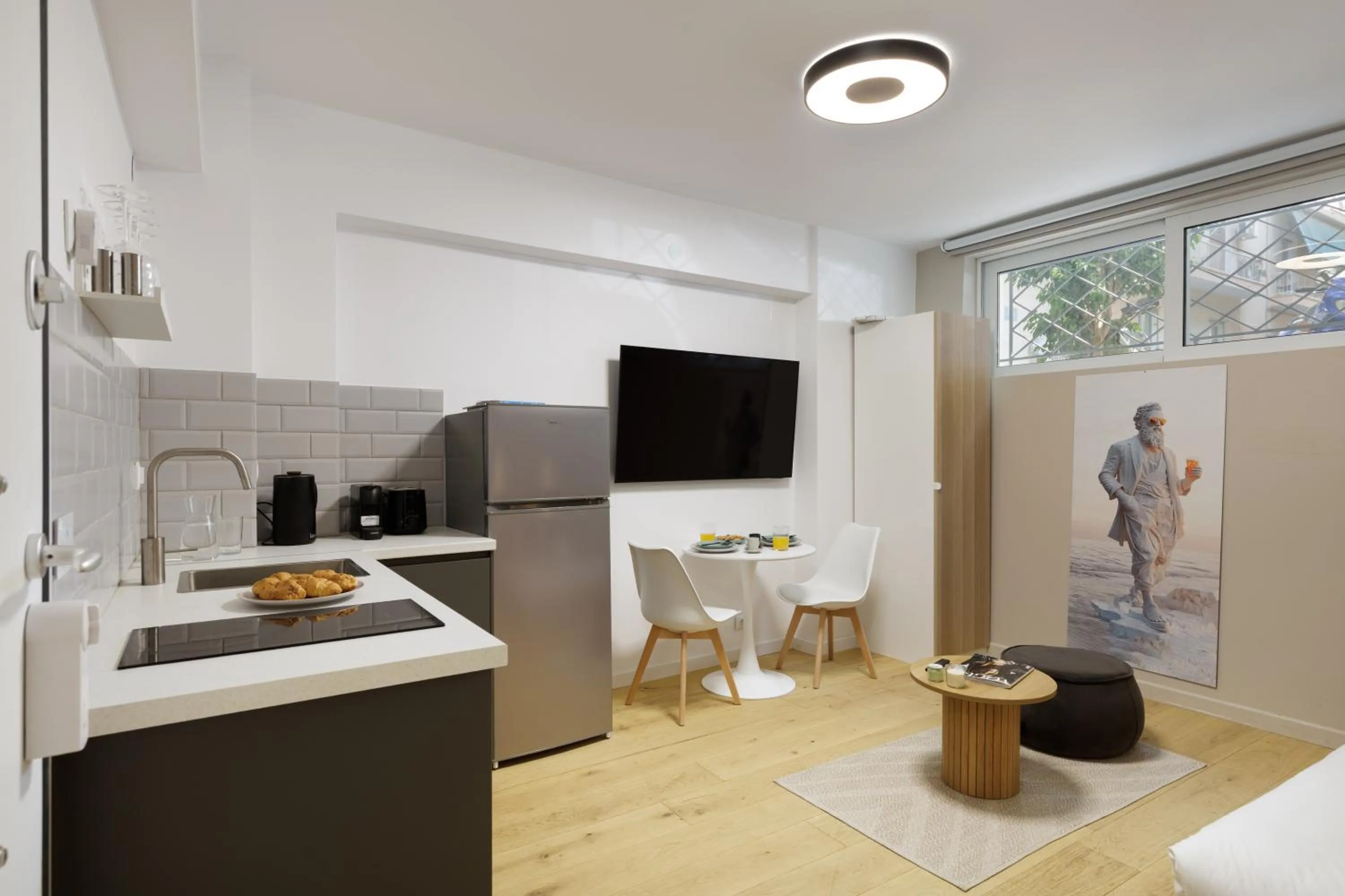 Seating area in Incanto Boutique Suites - Koukaki