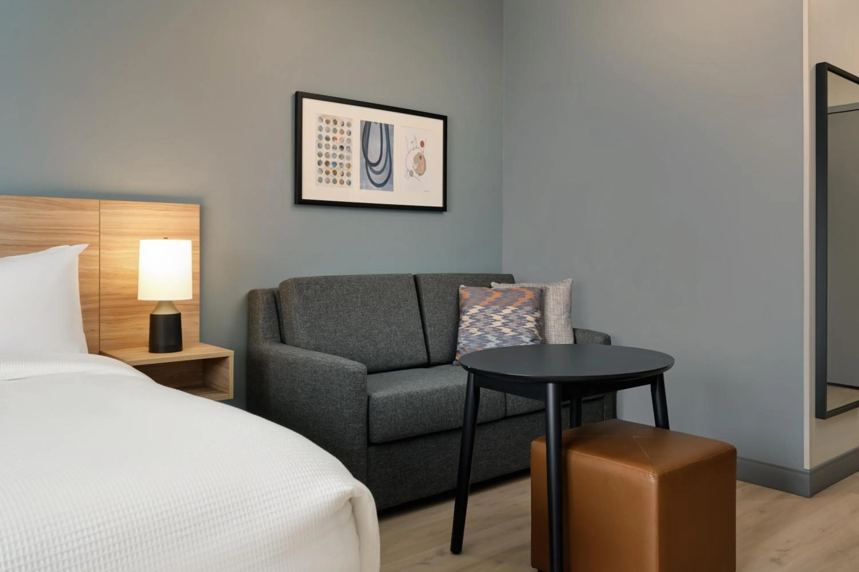 Bedroom, Bed in Hyatt Studios Huntsville