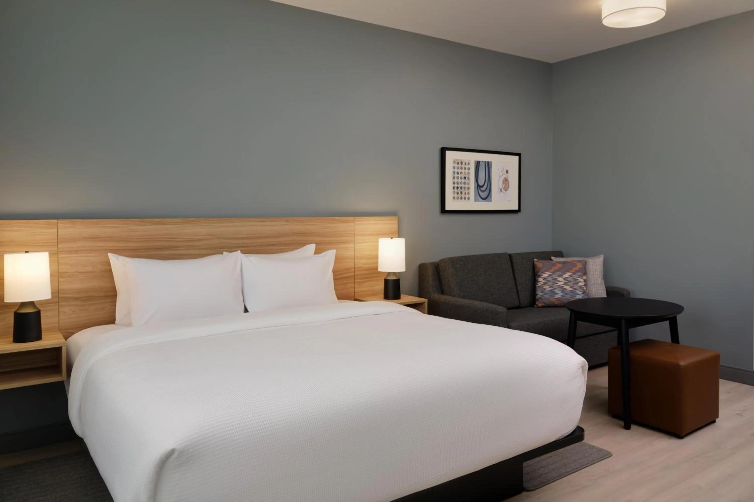 Bedroom, Bed in Hyatt Studios Huntsville