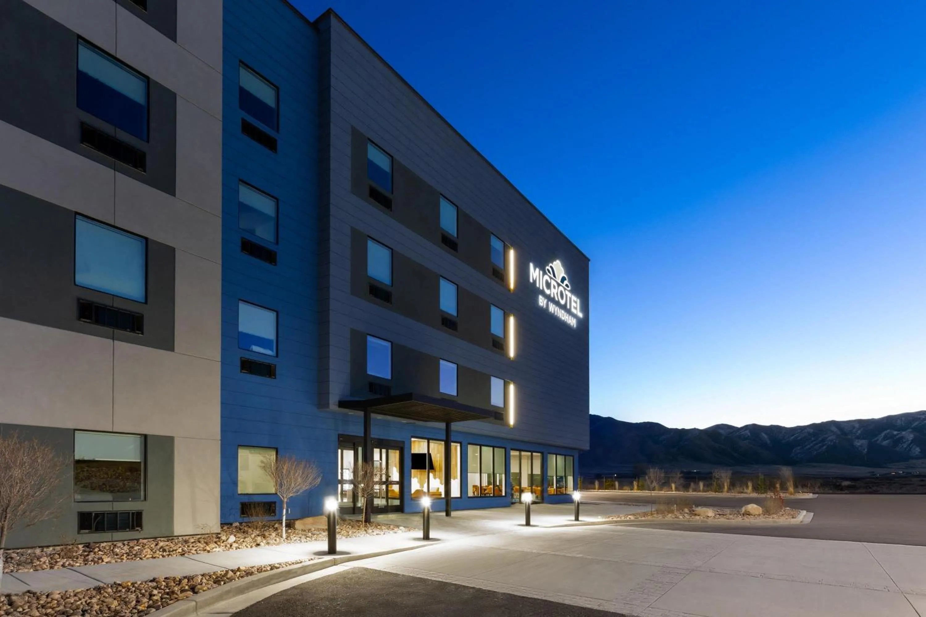 Property building in Microtel Inn & Suites by Wyndham Tooele