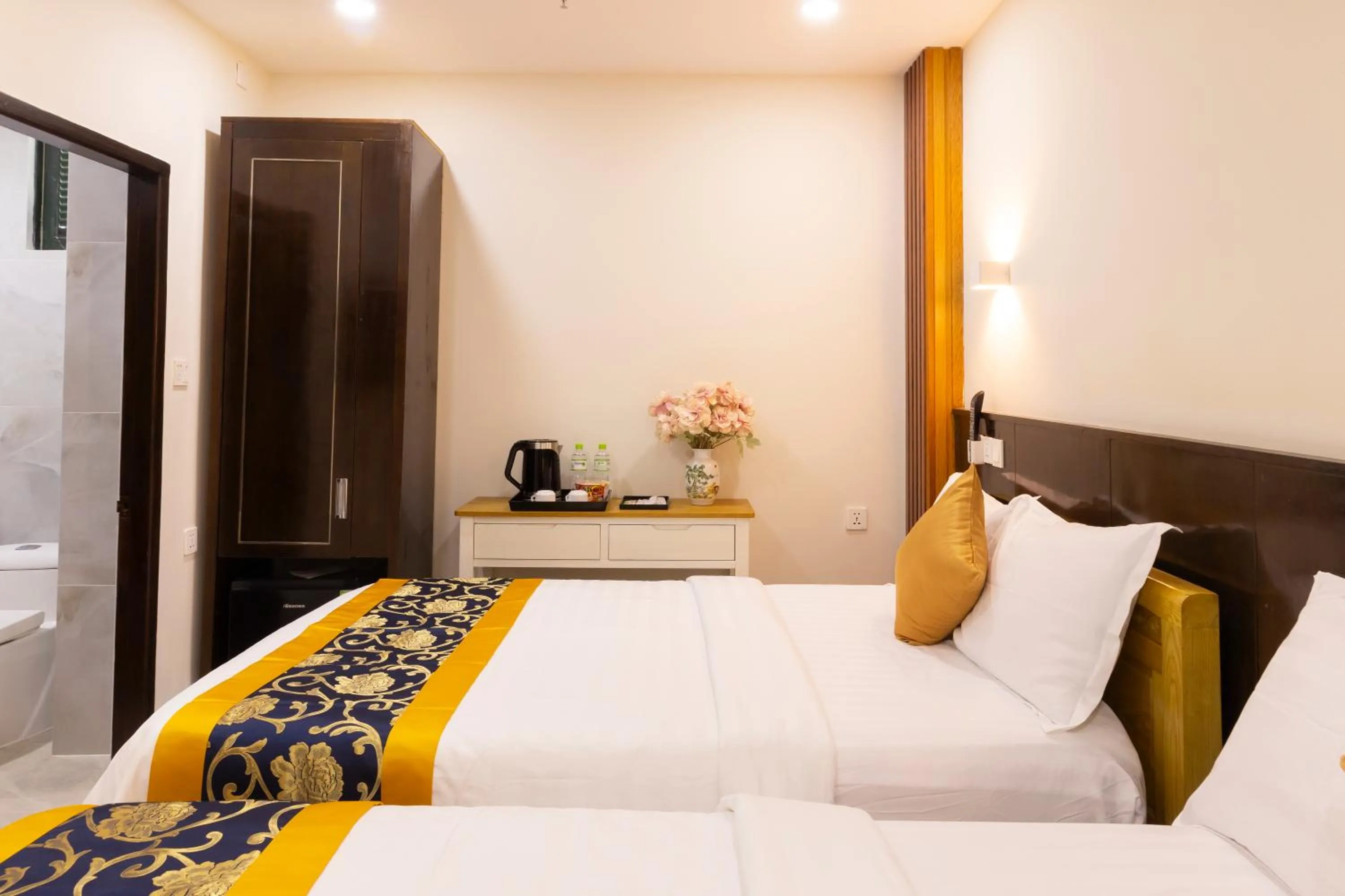 Bed in Atana Saigon Boutique Hotel II