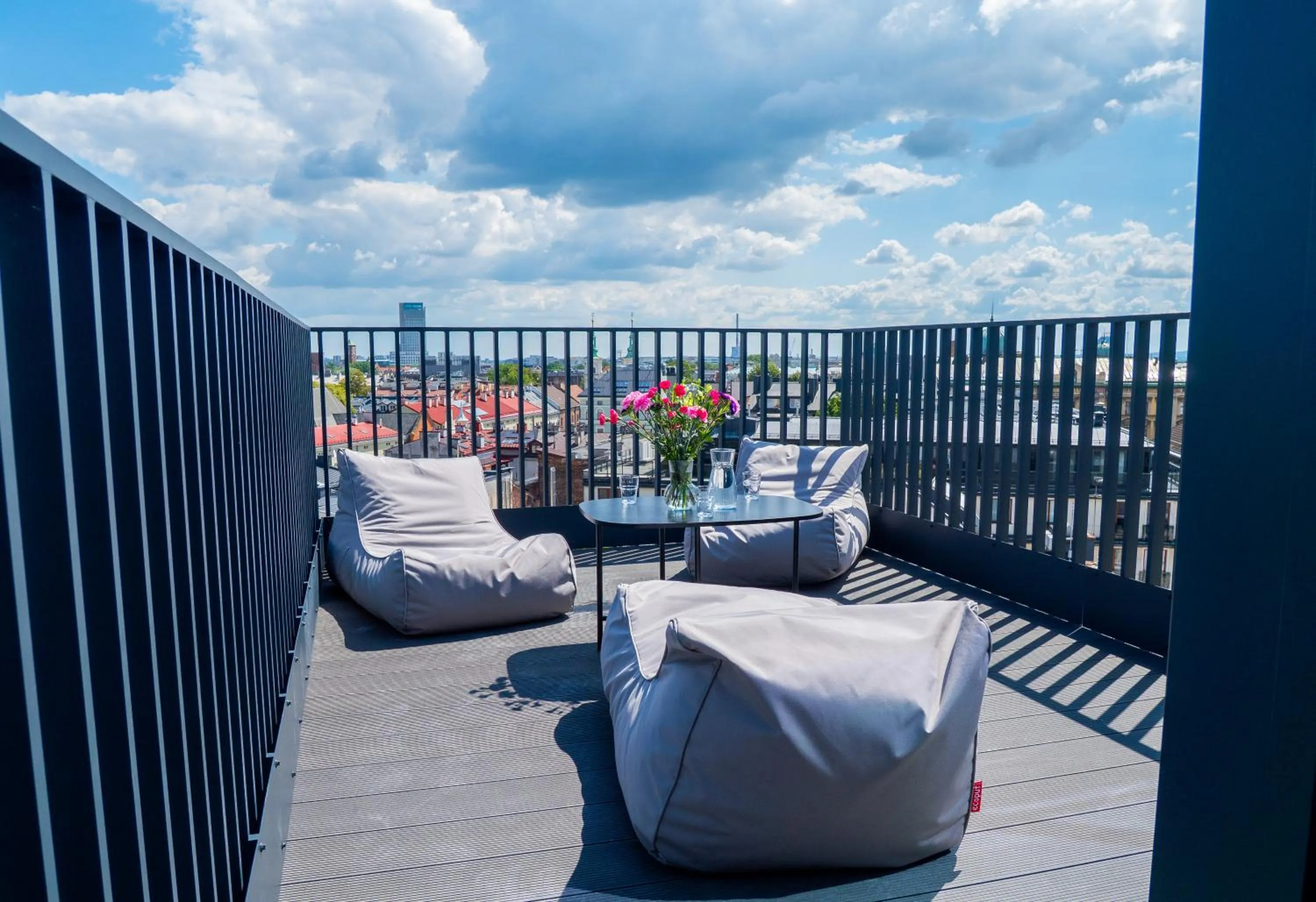 Balcony/Terrace in Długa 17 Residence