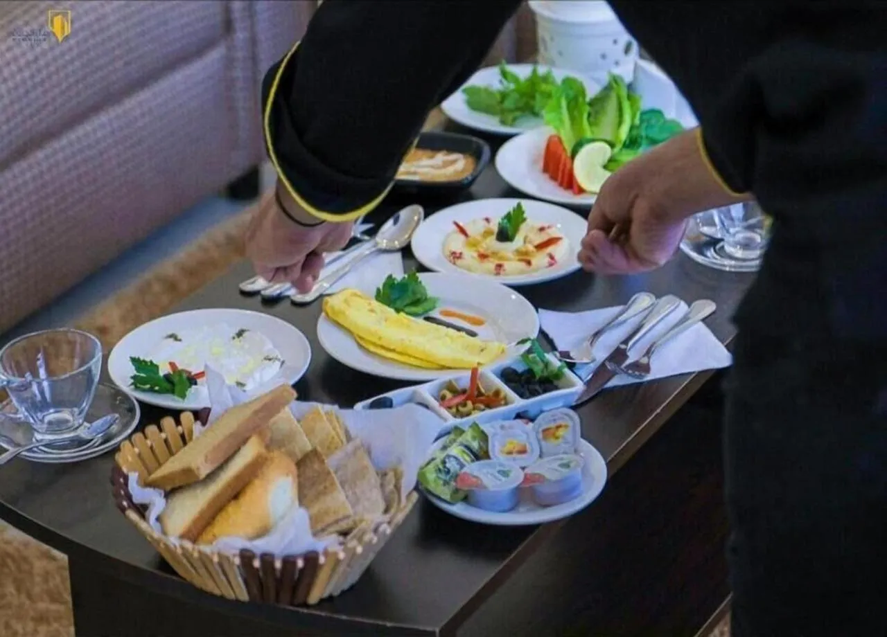 Breakfast in Taj Celine Hotel