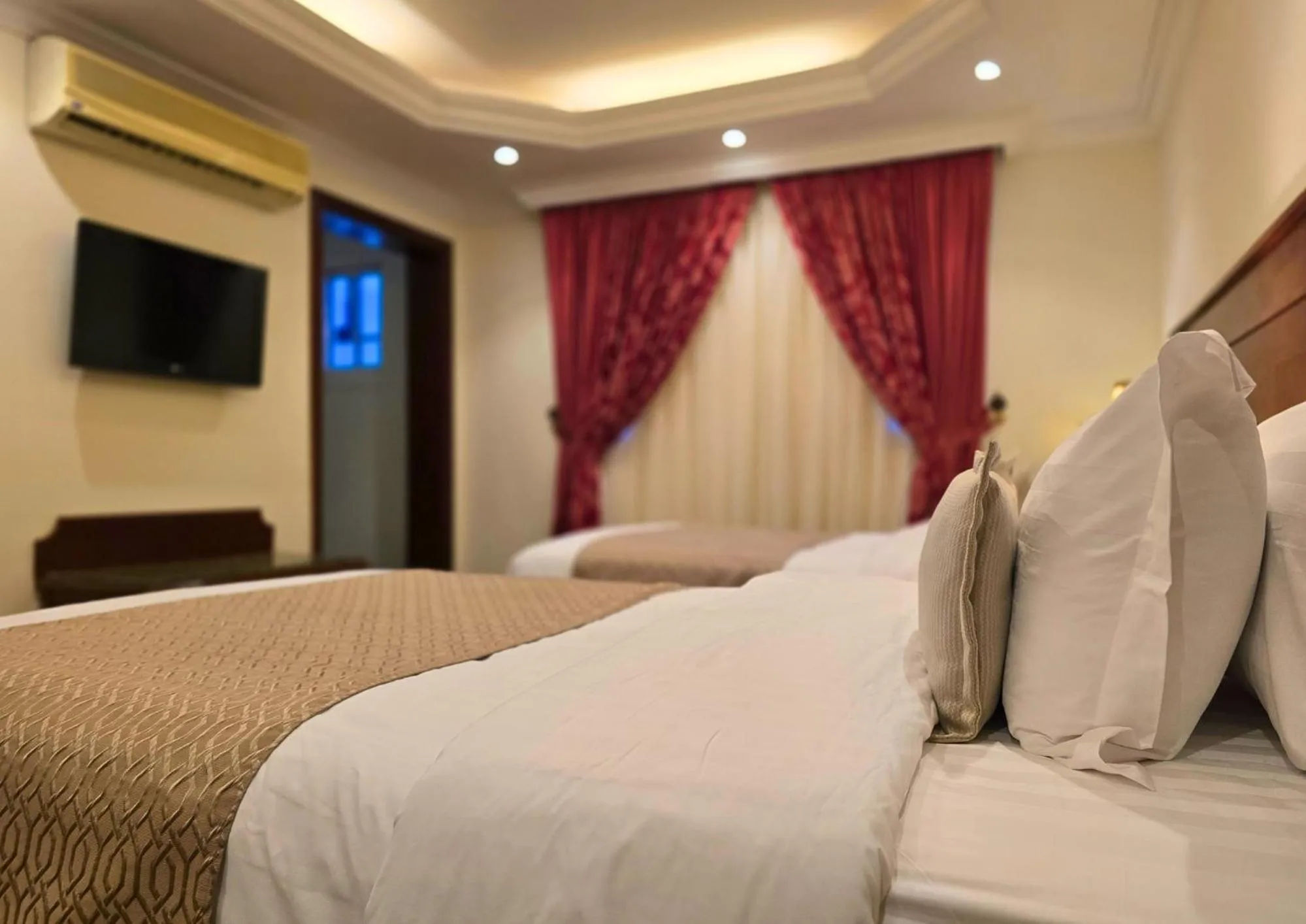 Bed in Taj Celine Hotel