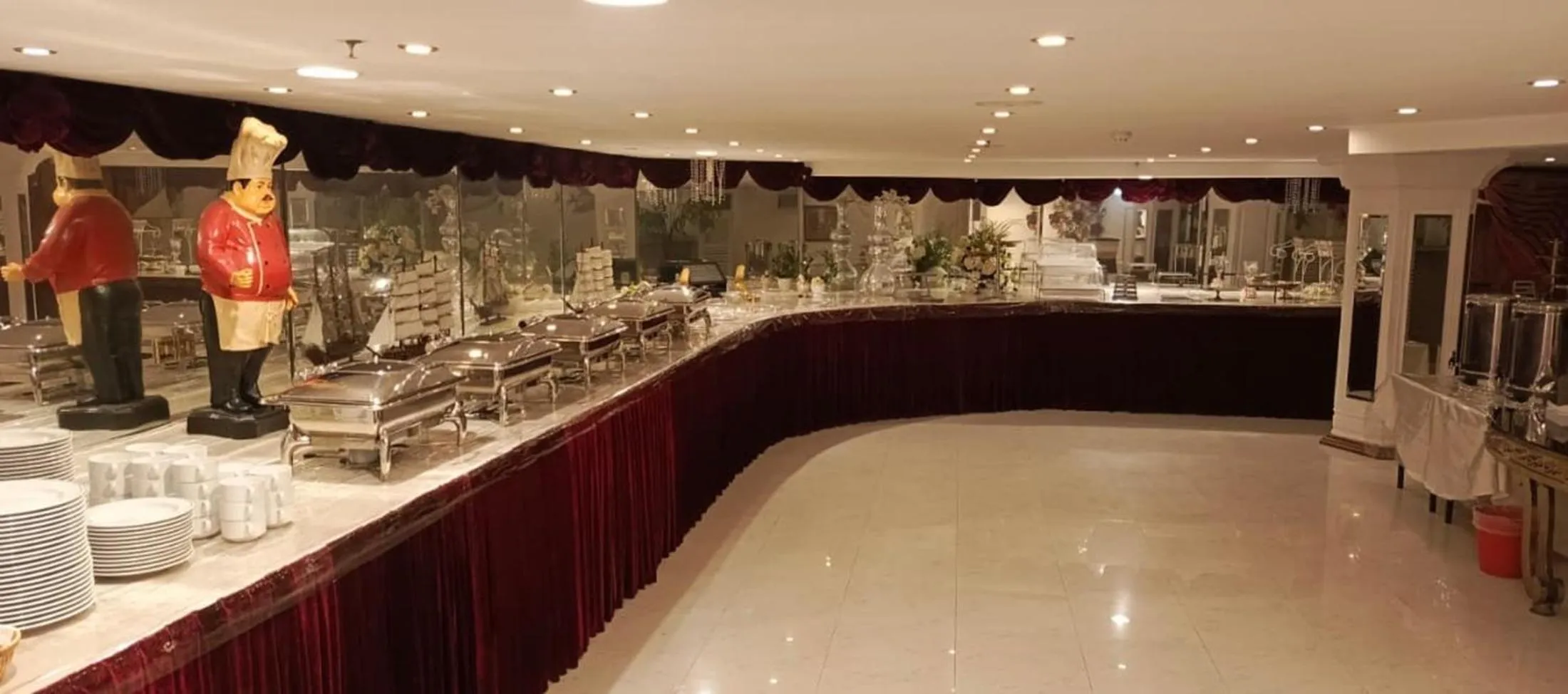 Buffet breakfast in Taj Celine Hotel