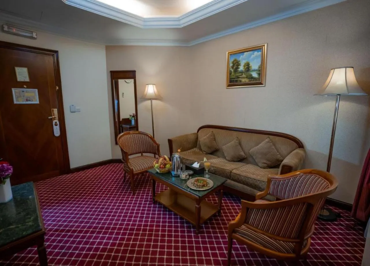 Seating area in Taj Celine Hotel