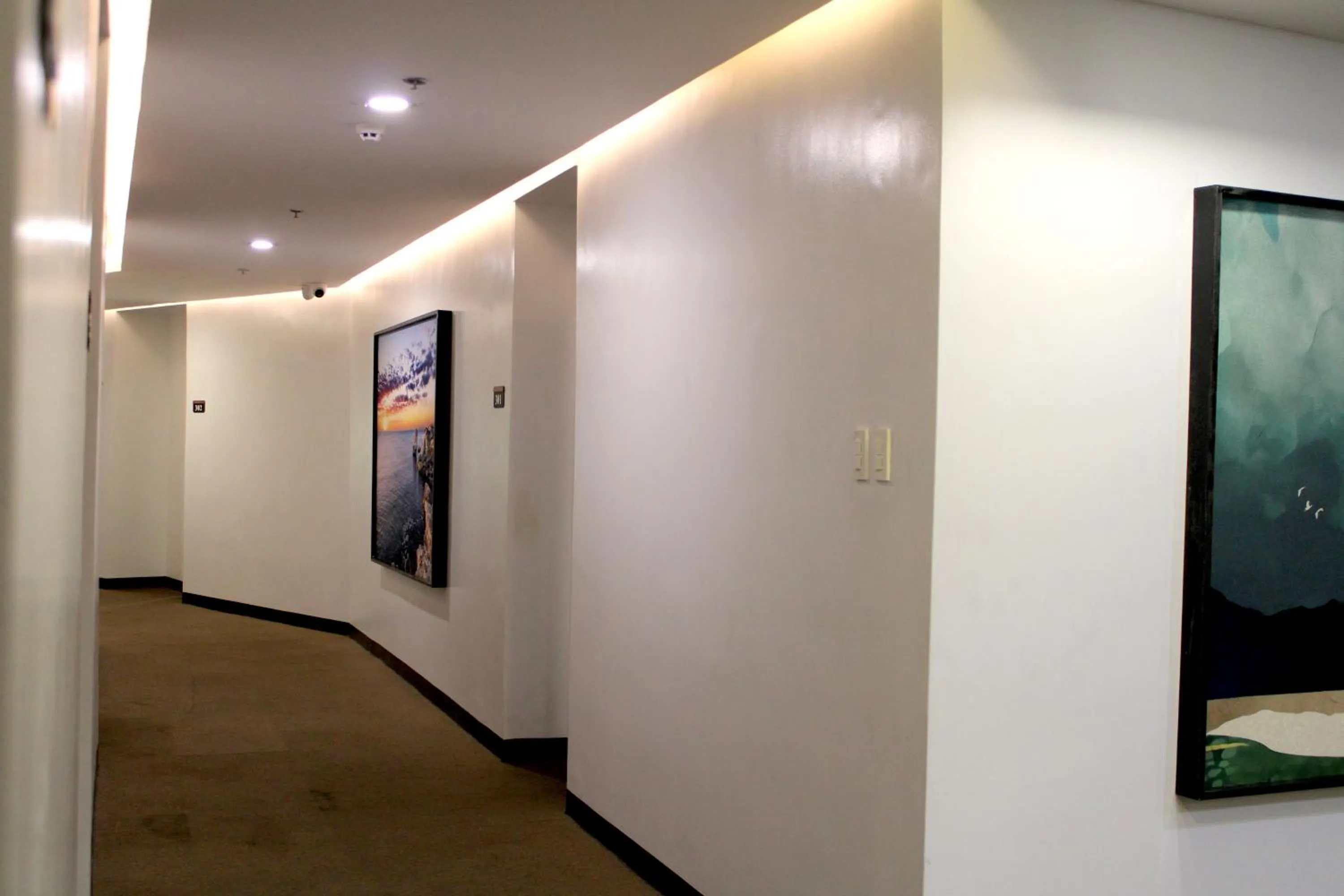 Decorative detail in Dancenter Boss Hotel Near Clark International Airport