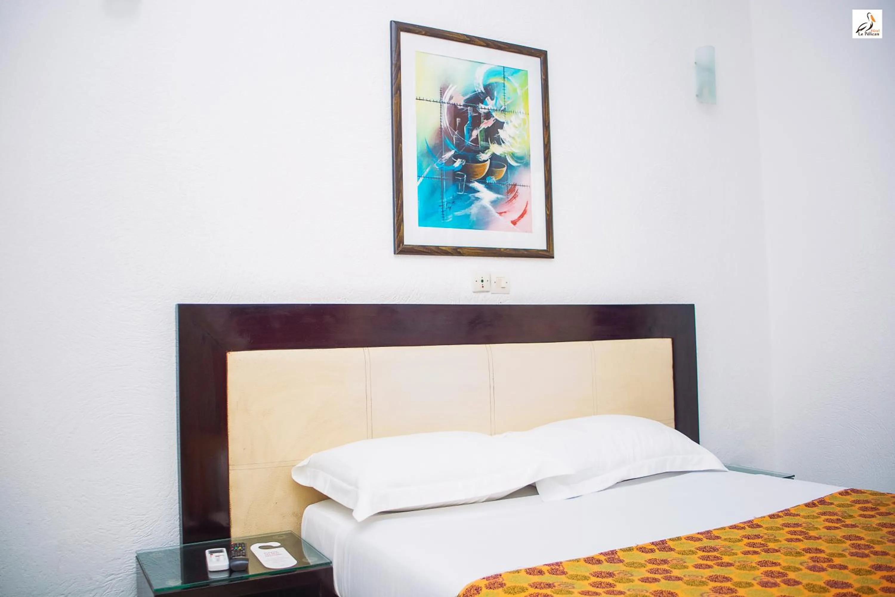 Bed in Hotel le Pelican