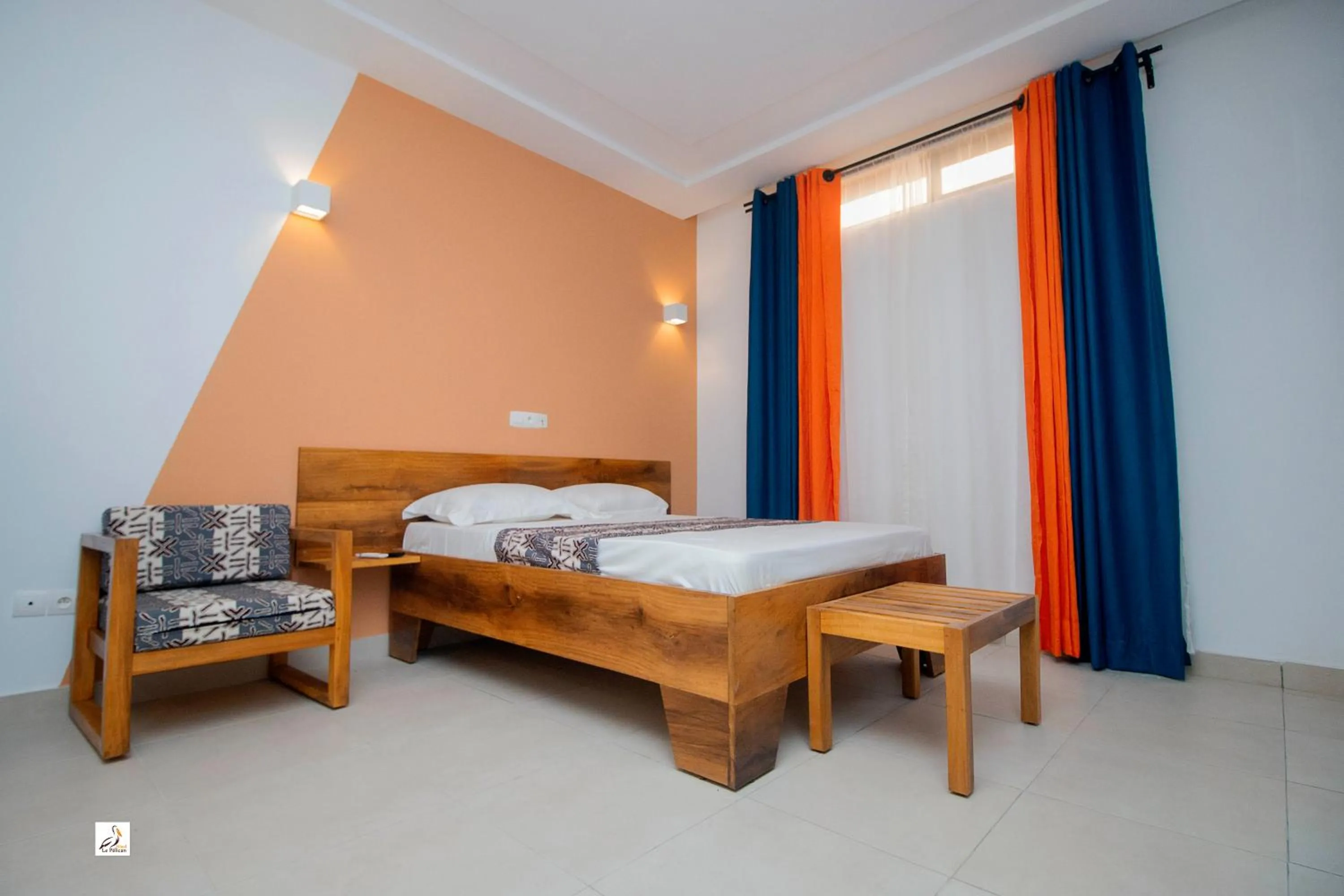 Bed in Hotel le Pelican