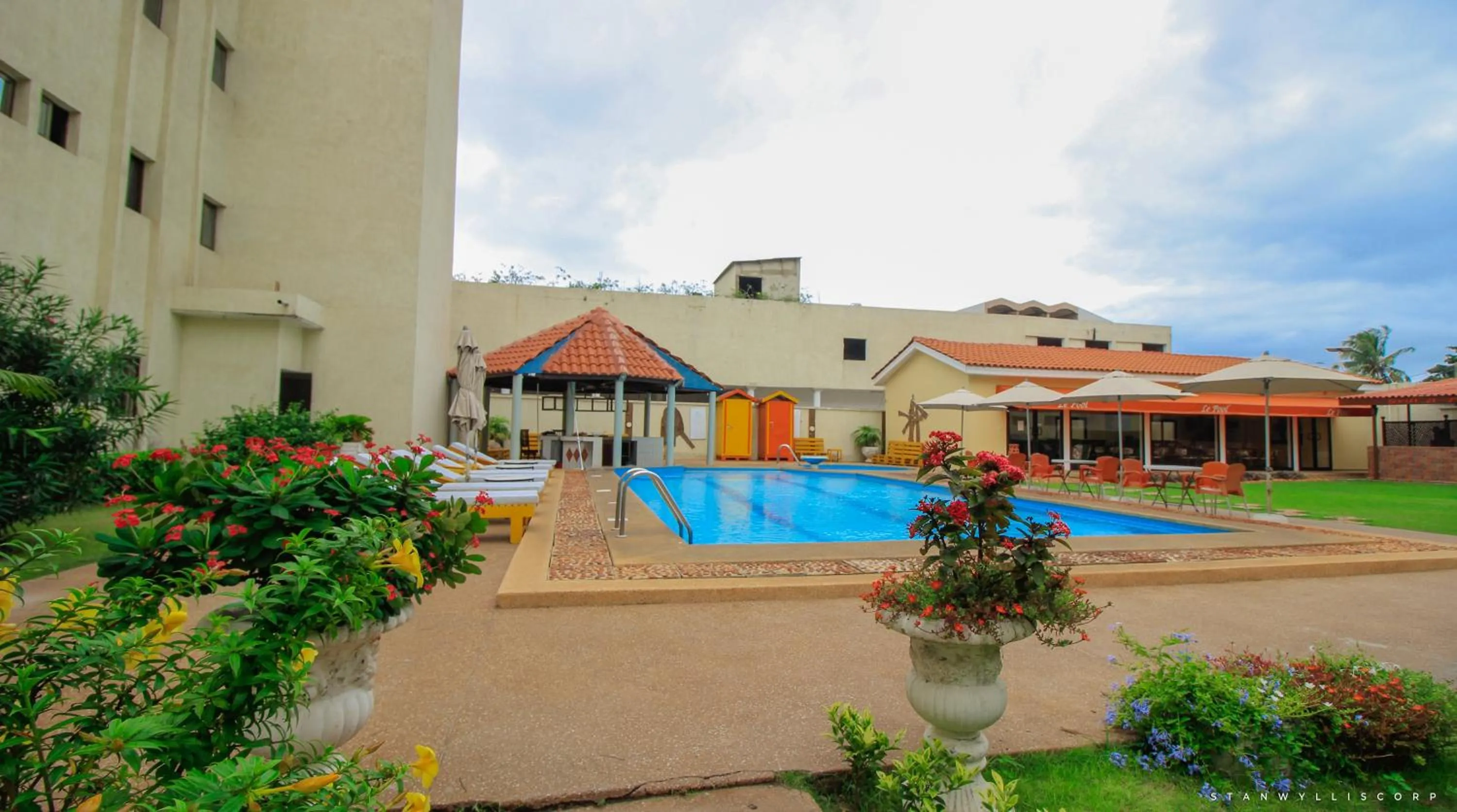 Swimming pool in Hotel le Pelican
