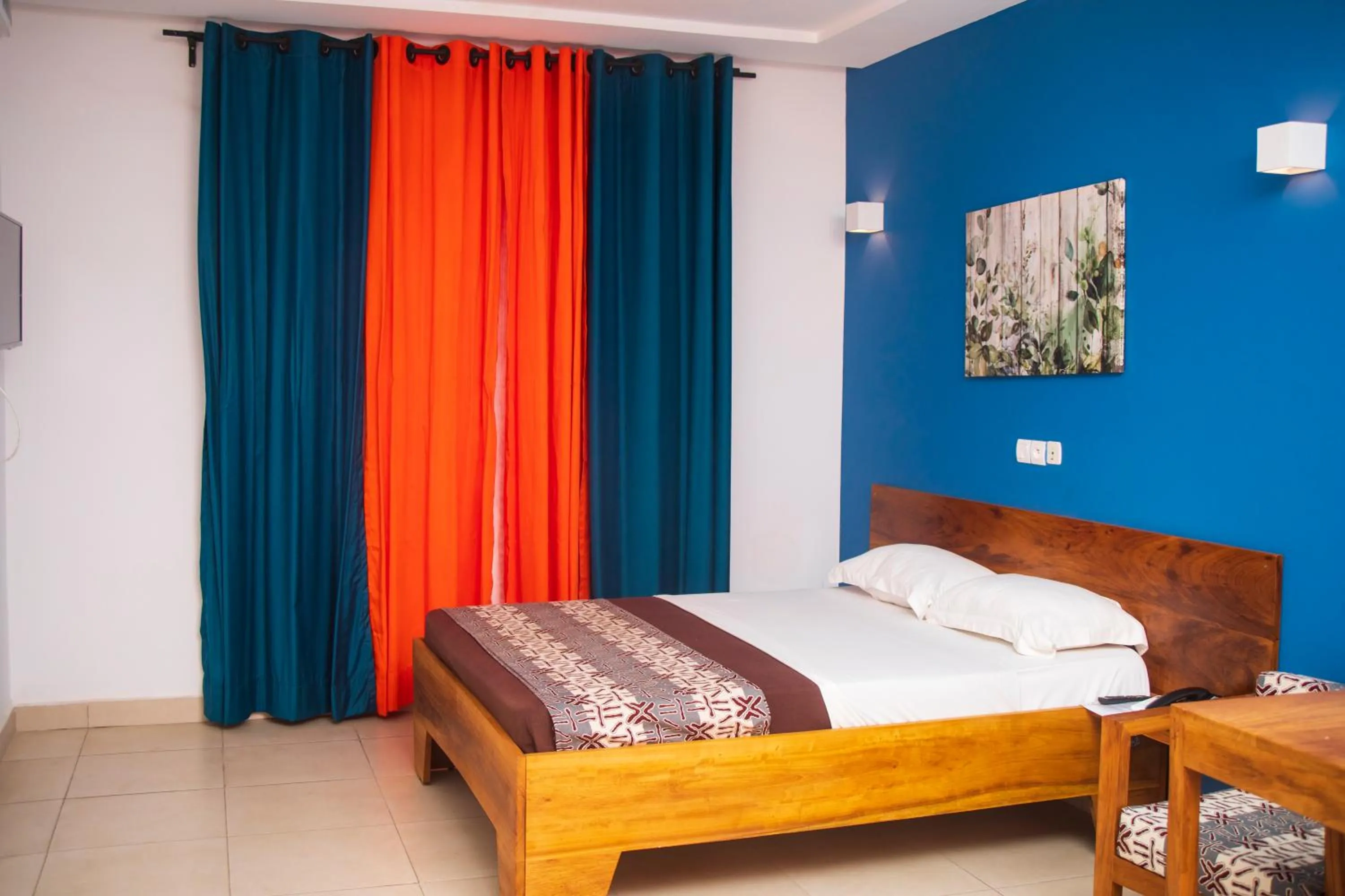 Bed in Hotel le Pelican