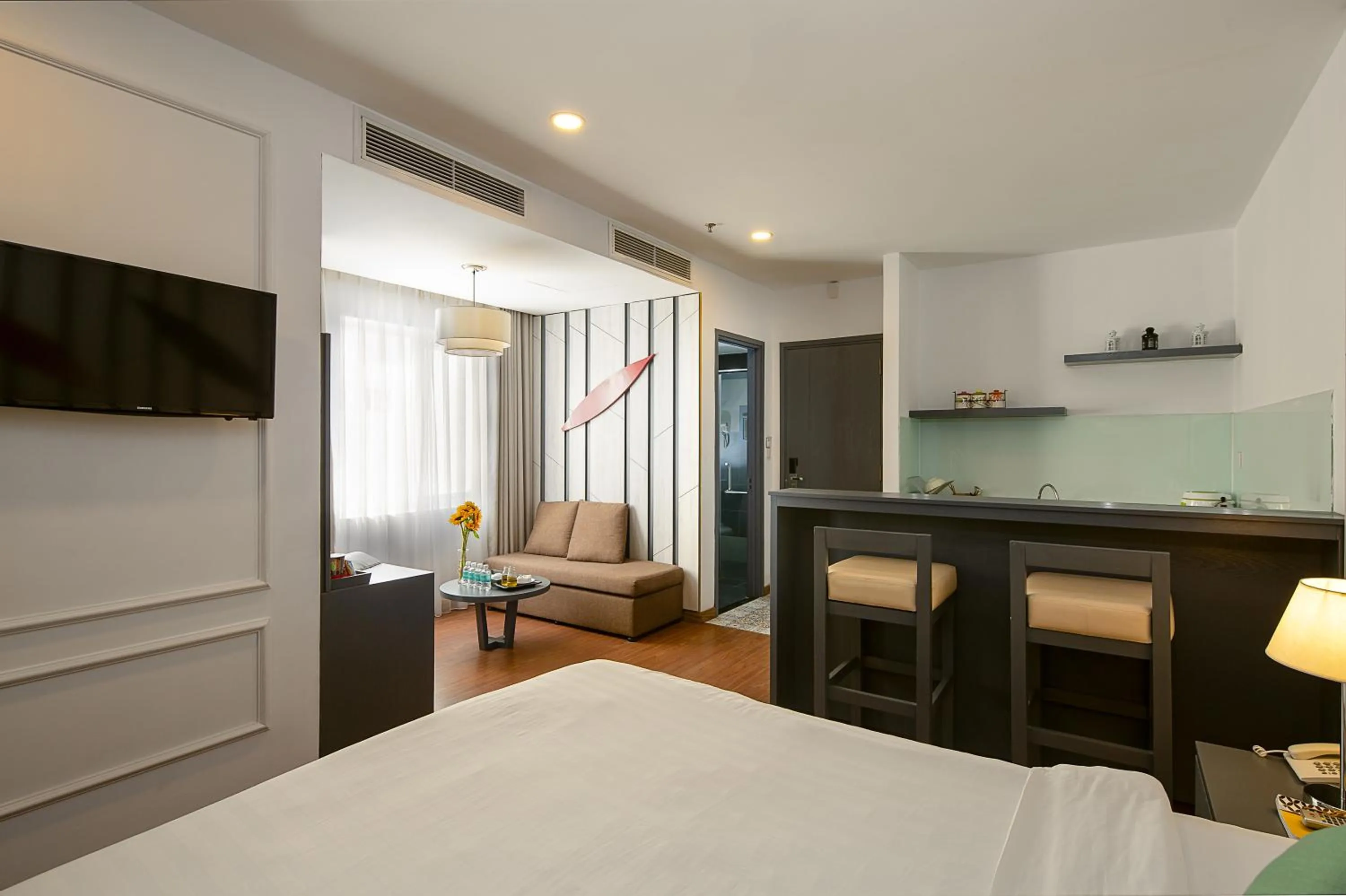 Bedroom, Bed in Le House Boutique Hotel - 100m to the beach