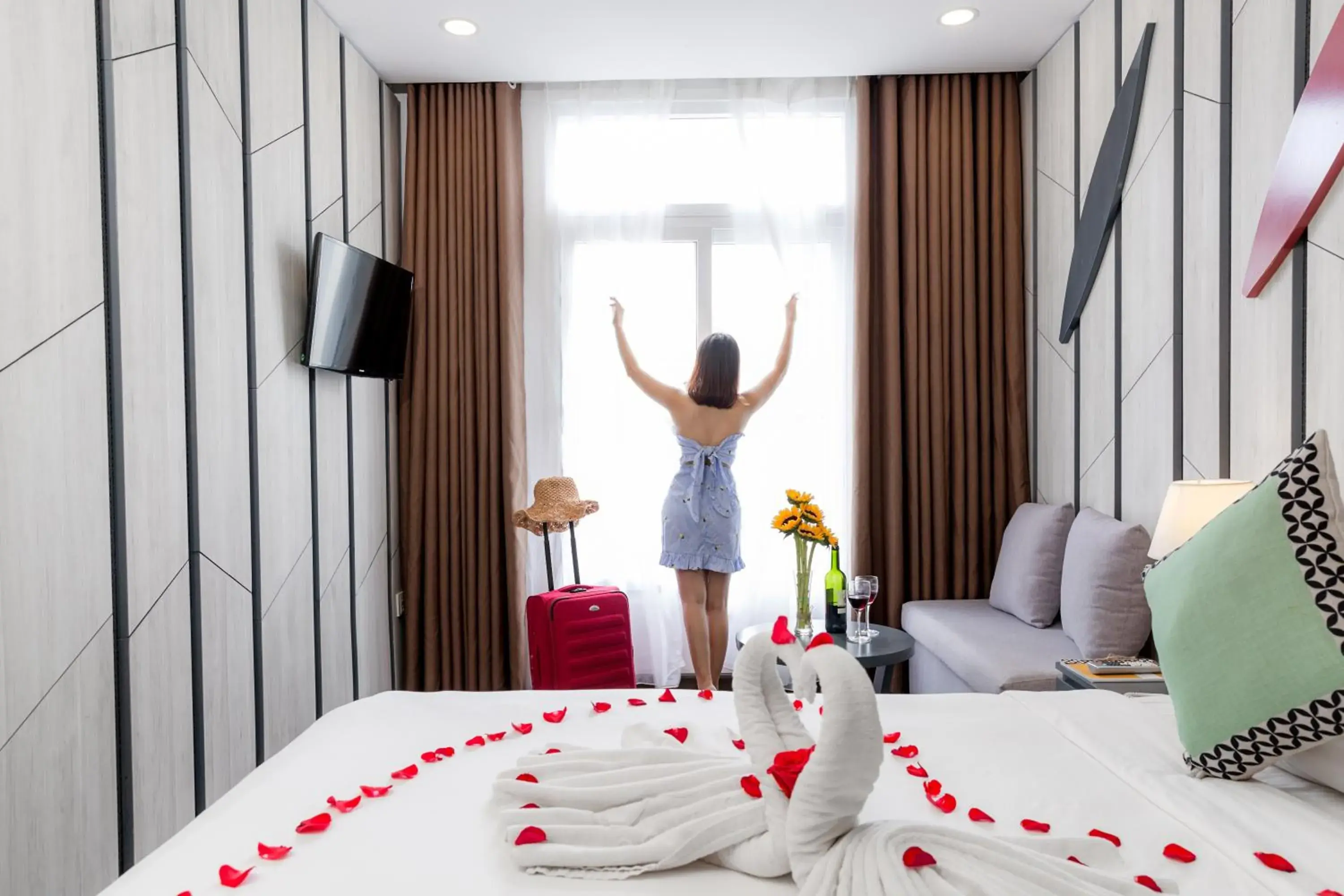 Deluxe Double Room in Le House Boutique Hotel - 100m to the beach Deluxe Double Room in Le House Boutique Hotel - 100m to the beach