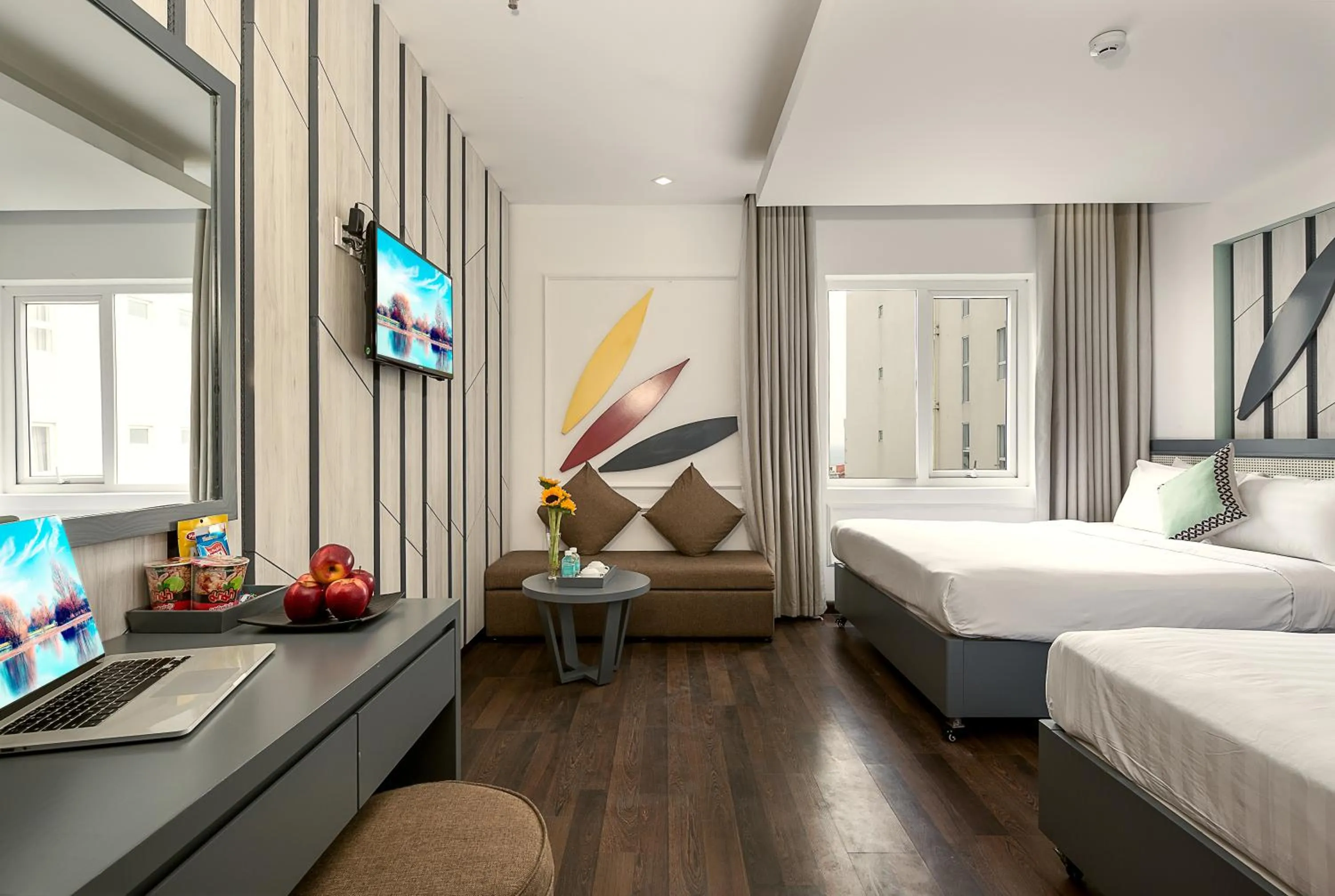 Bedroom, Bed in Le House Boutique Hotel - 100m to the beach