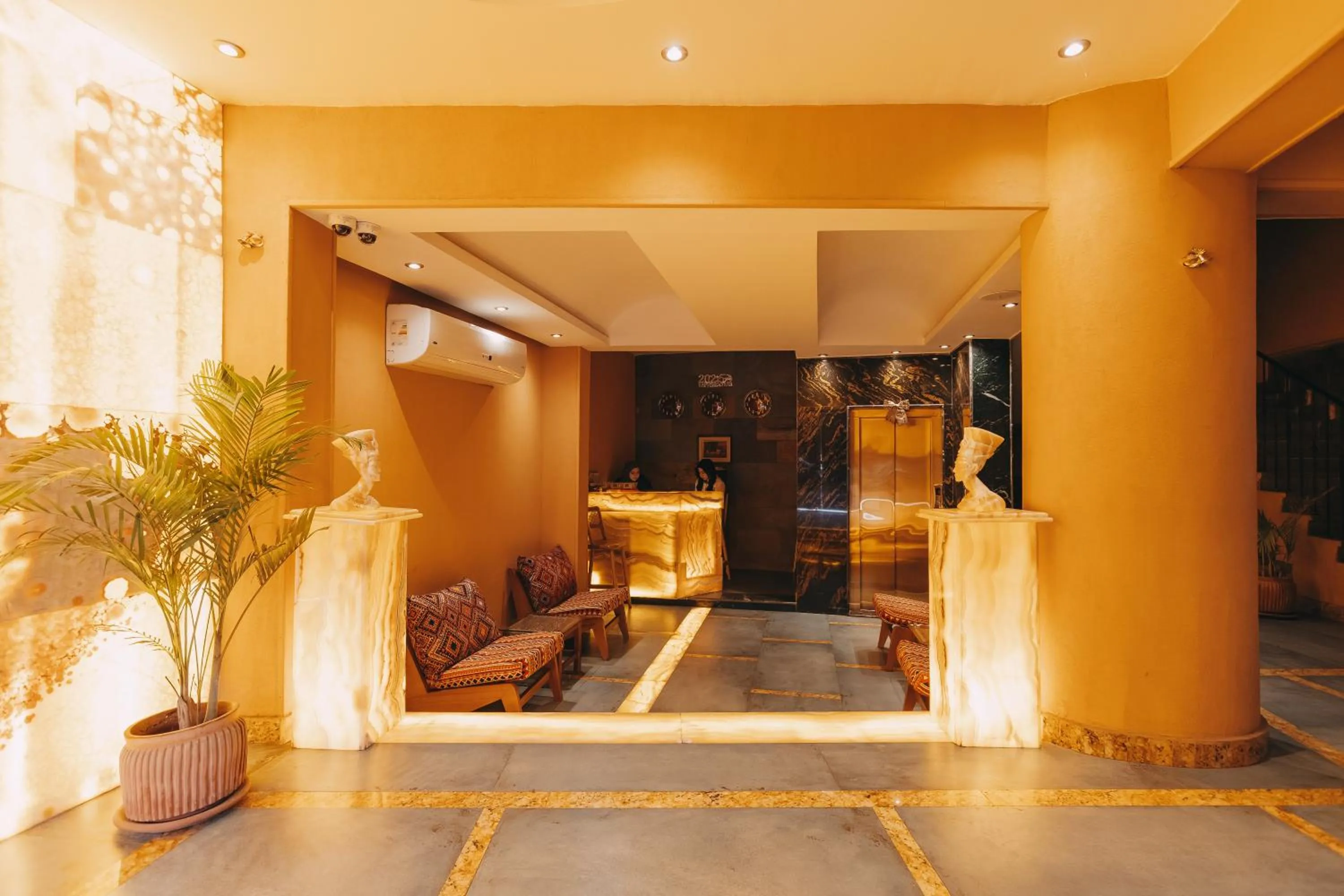 Lobby or reception in Almas Pyramids Hotel