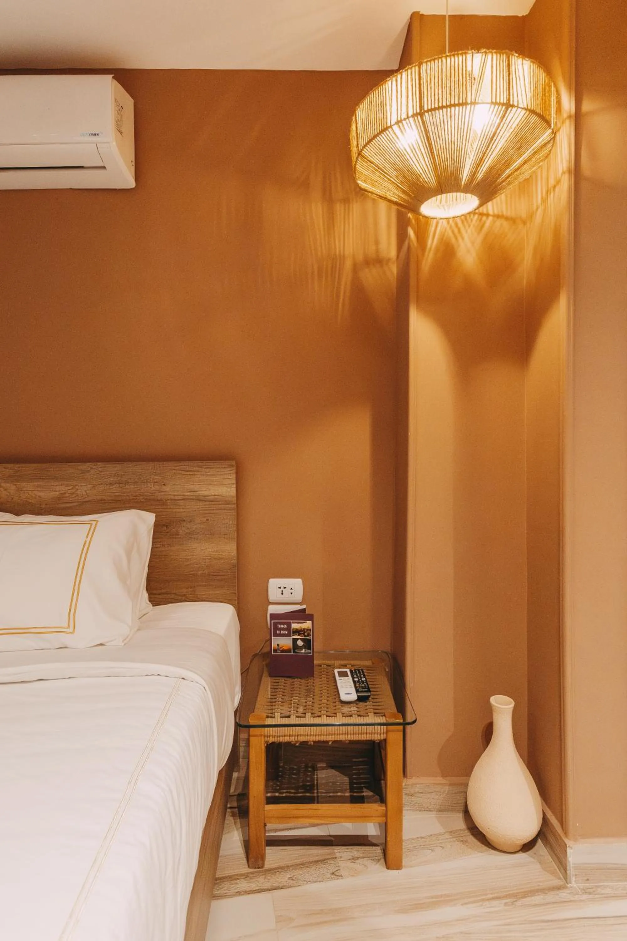 Bed in Almas Pyramids Hotel