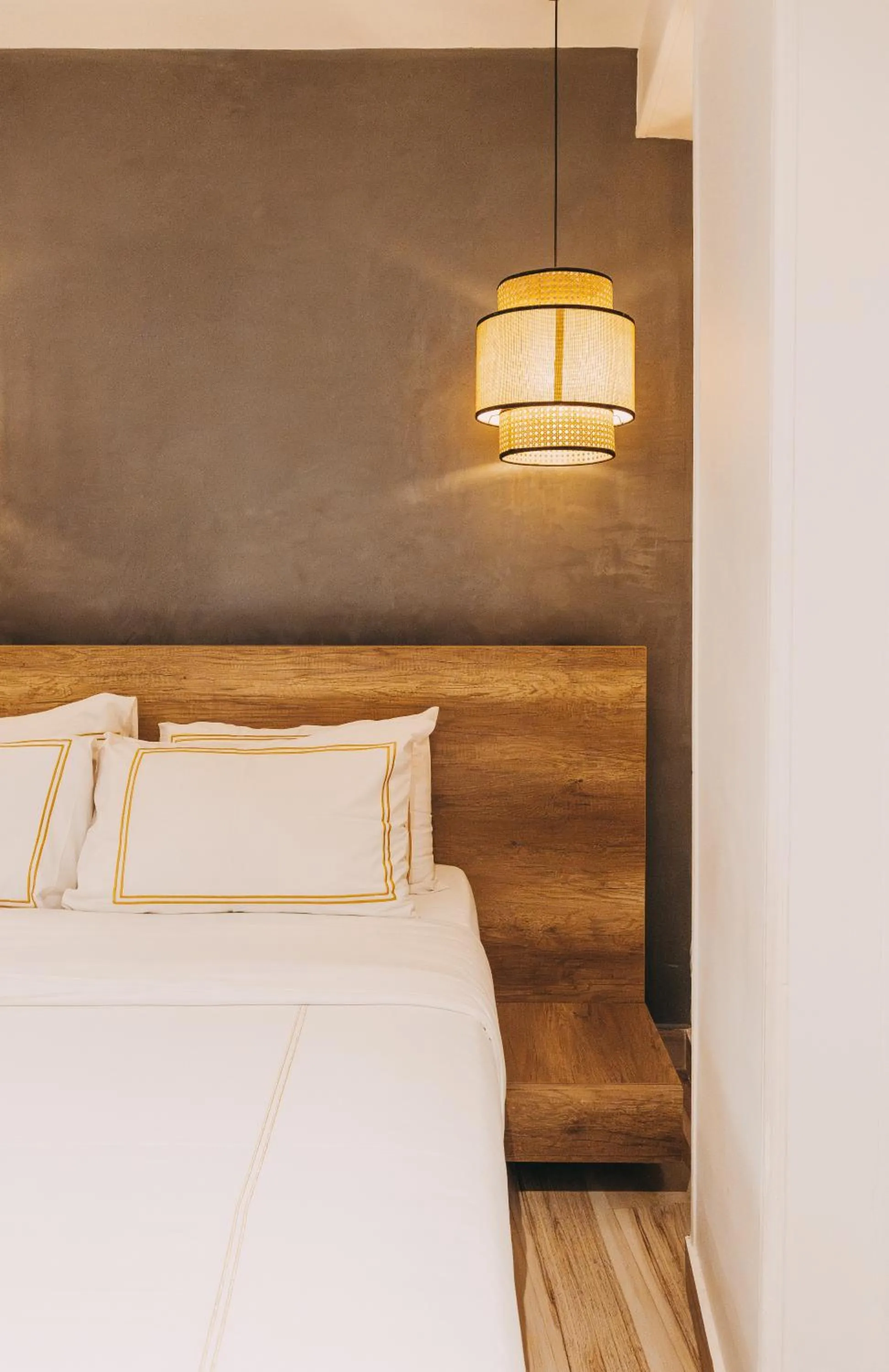 Bed in Almas Pyramids Hotel