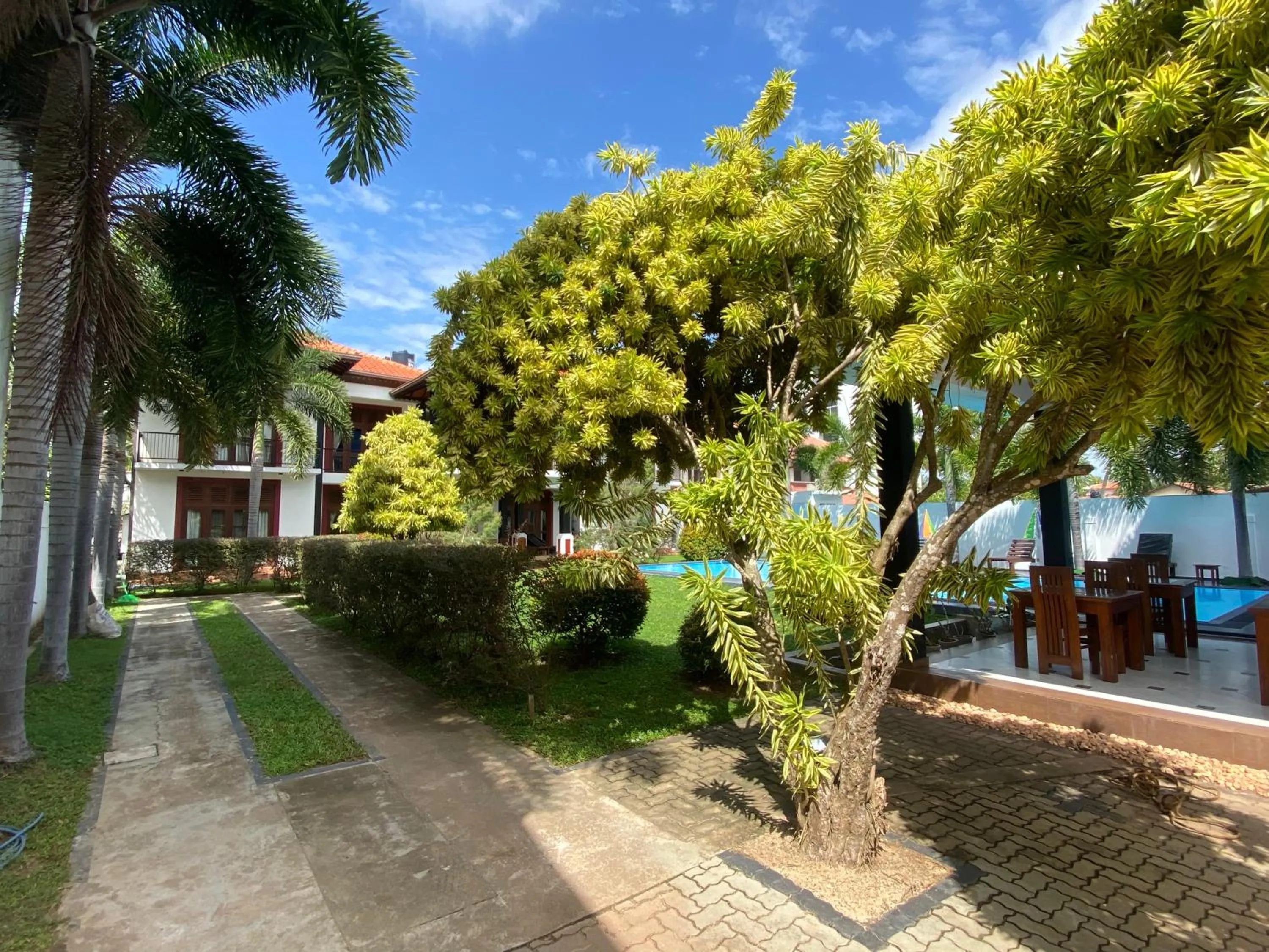 Garden view in Christima Residence