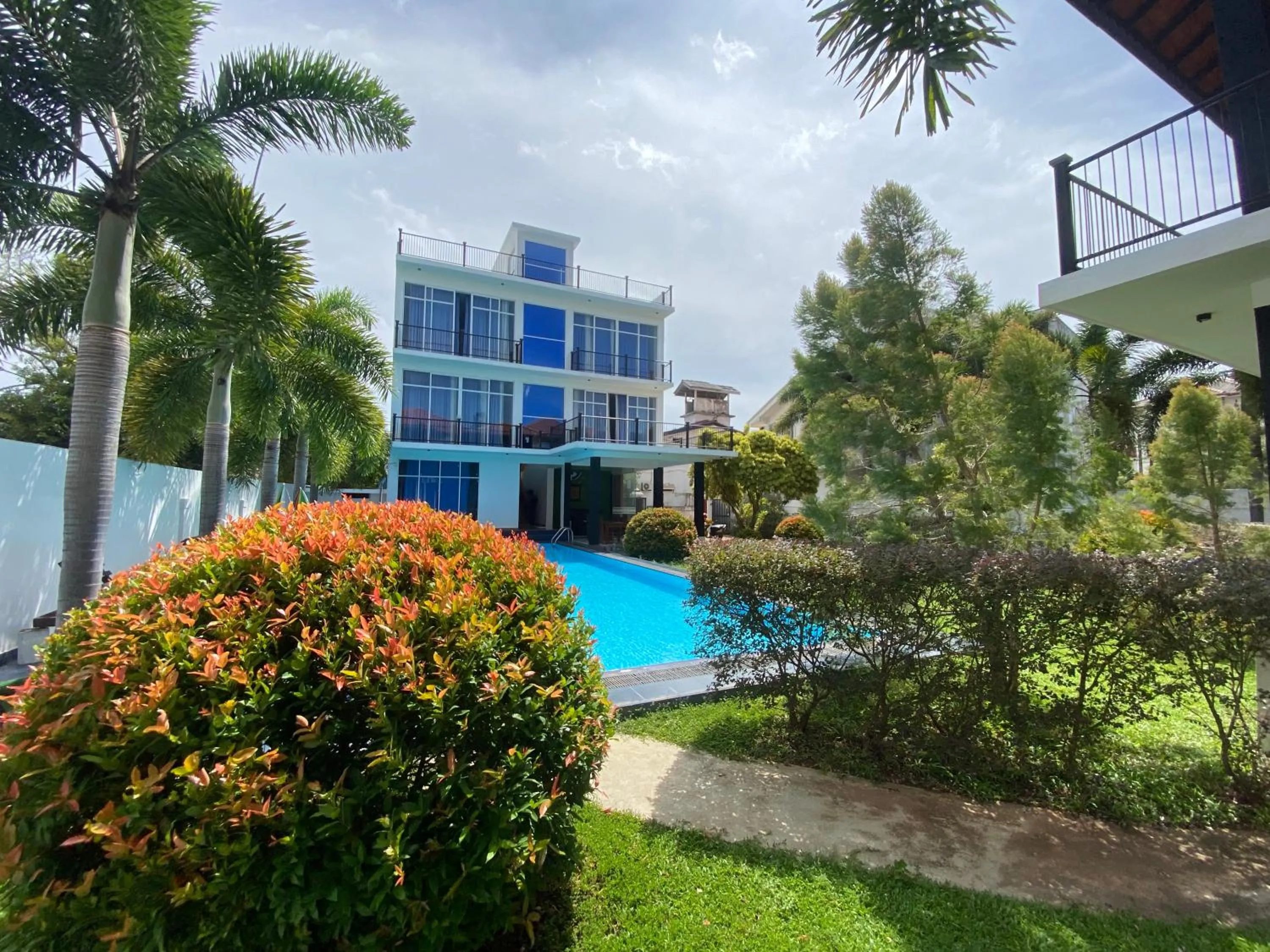 Garden view in Christima Residence