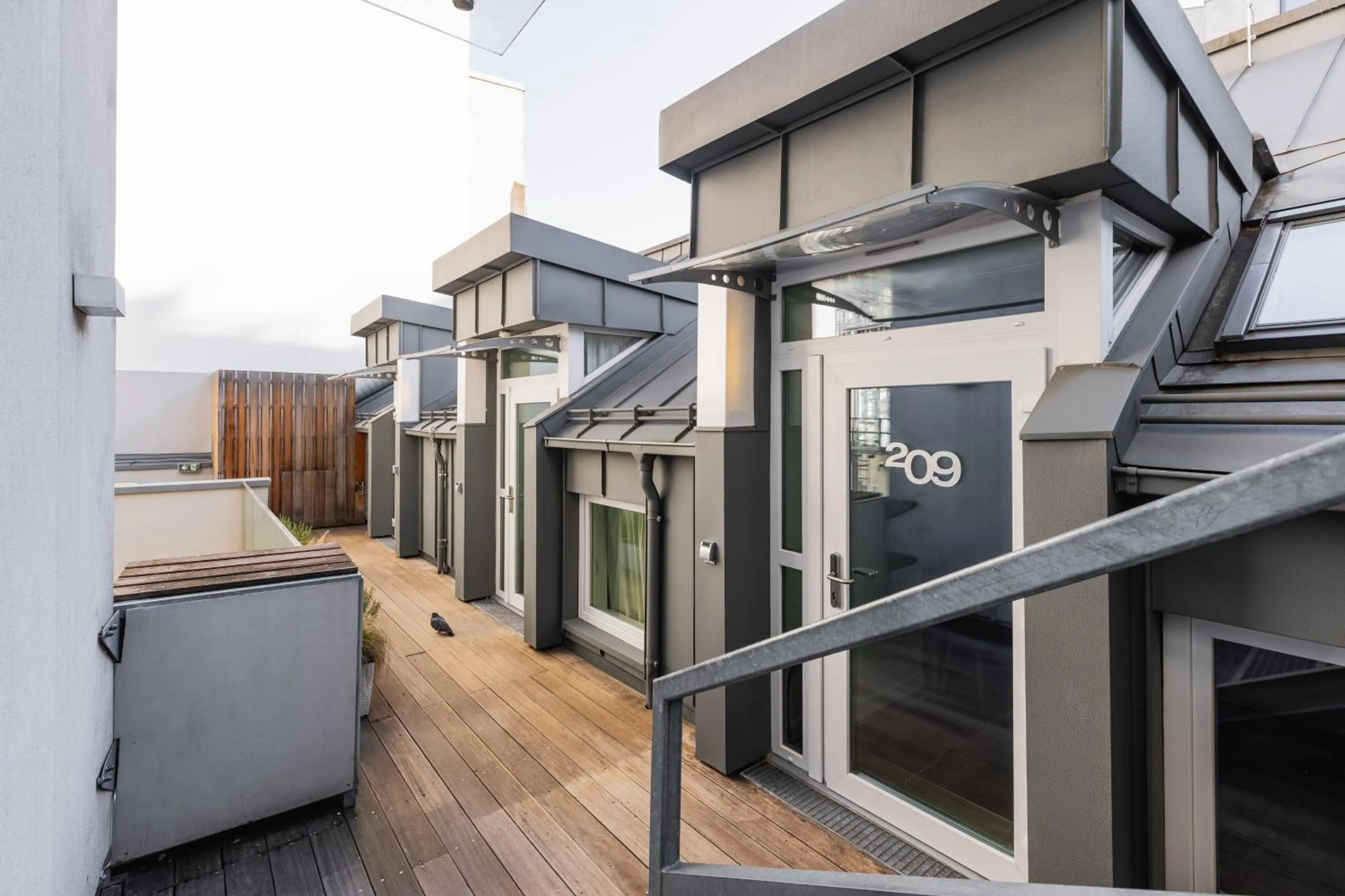 Balcony/Terrace in FortyPlusOne Hotel Vienna