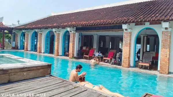 Swimming pool in Villa Louise Hue Beach Boutique Hotel