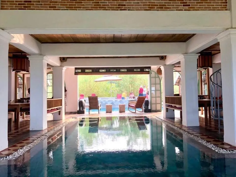 Swimming pool in Villa Louise Hue Beach Boutique Hotel