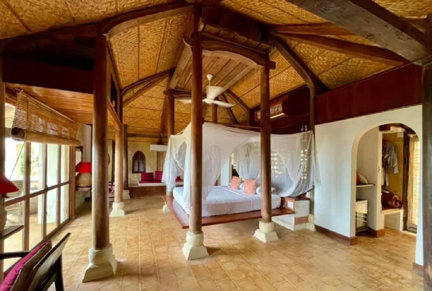 Photo of the whole room, Bed in Villa Louise Hue Beach Boutique Hotel