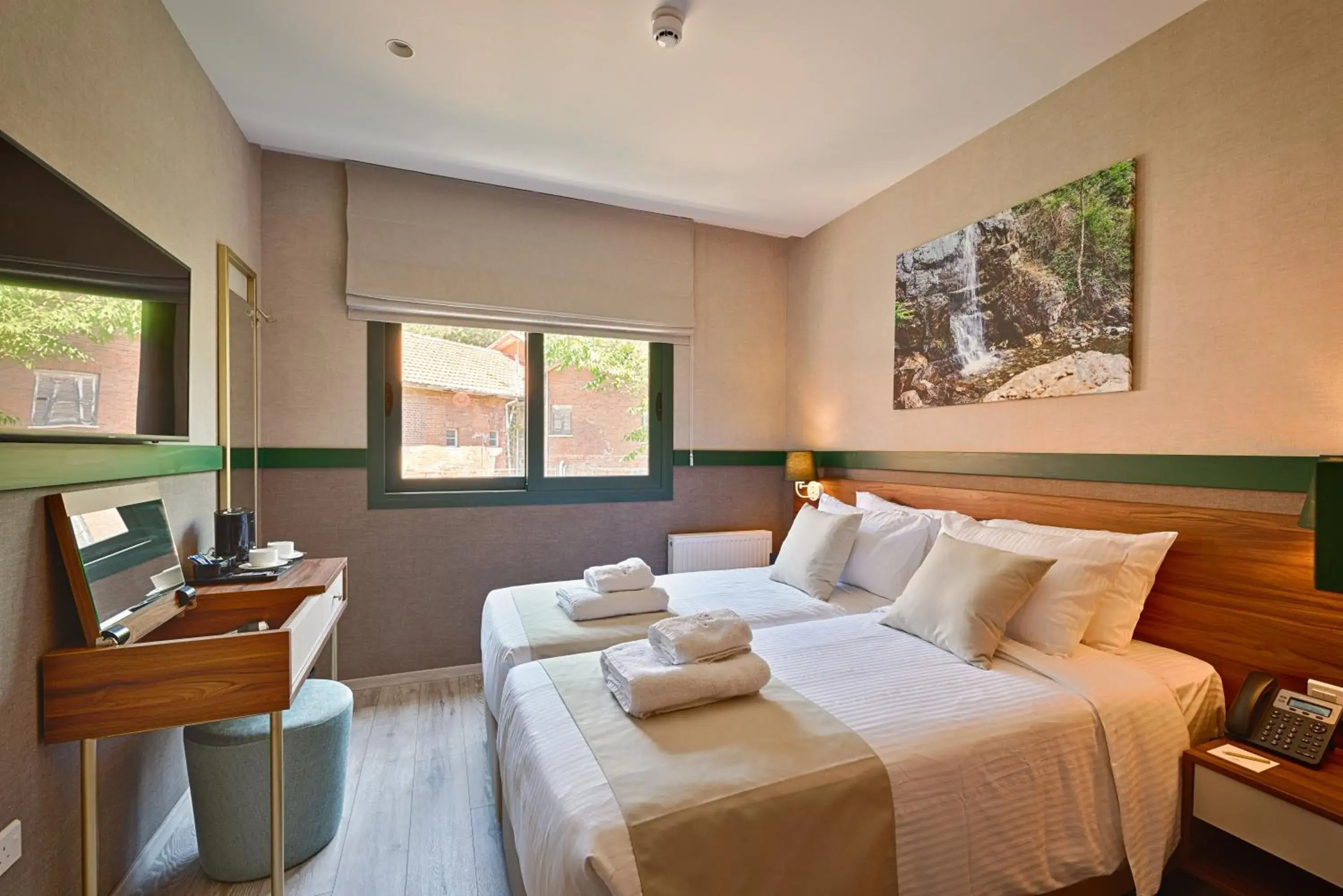 Double or Twin Room with Windows - single occupancy in Petit Palais Platres Boutique Hotel Double or Twin Room with Windows - single occupancy in Petit Palais Platres Boutique Hotel