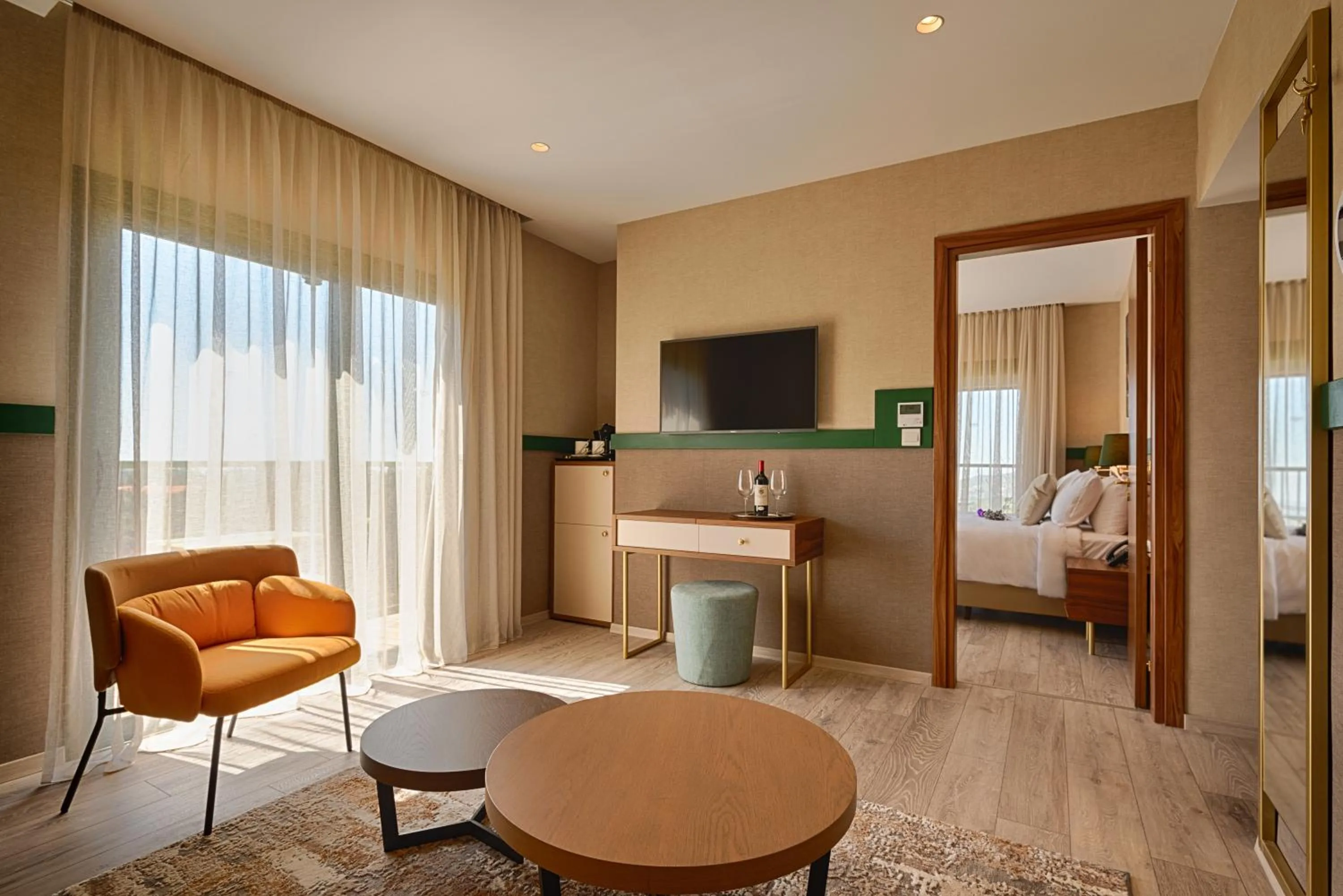 TV and multimedia, Bed in Petit Palais Platres Boutique Hotel