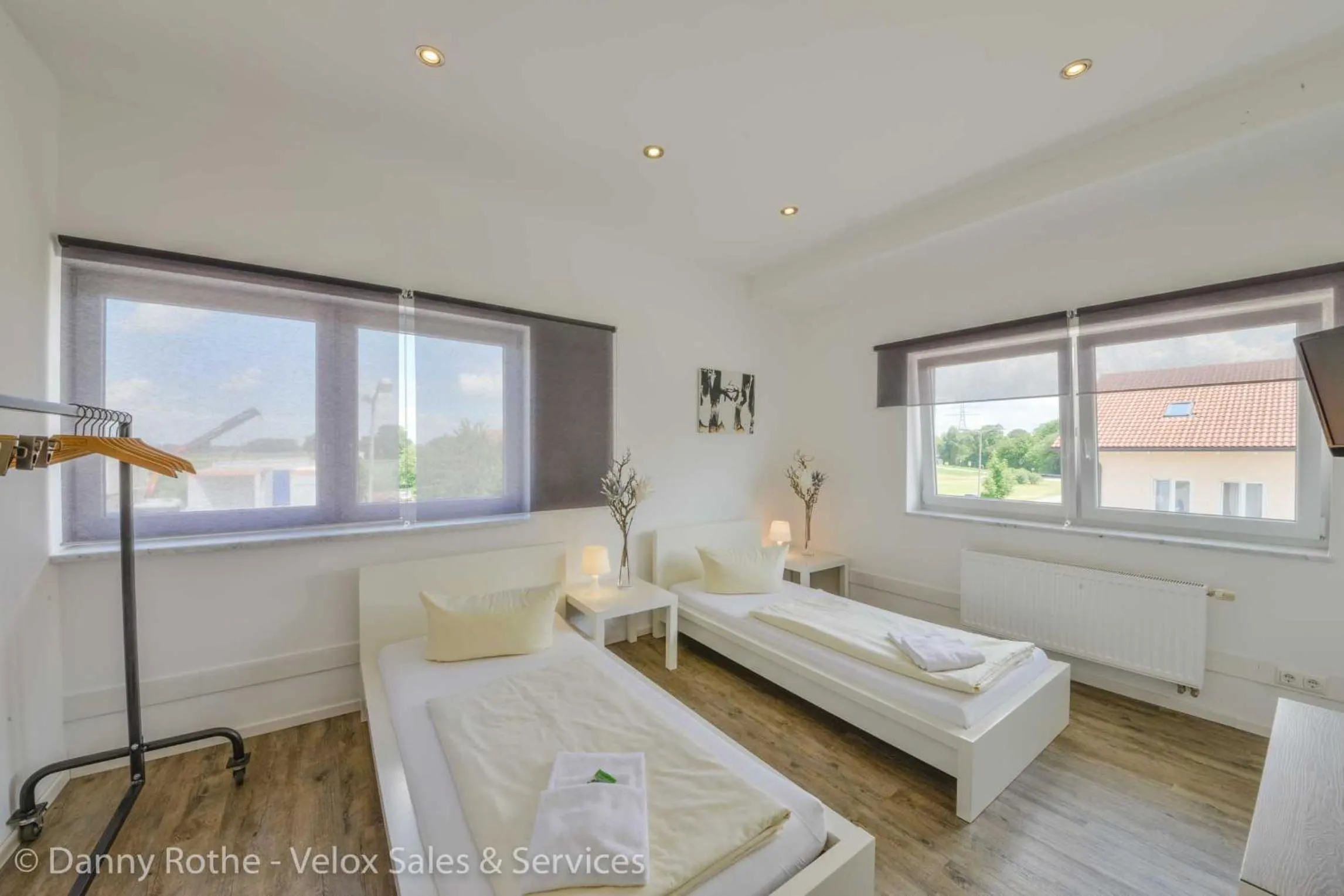 Living room, Bed in Pension Wess