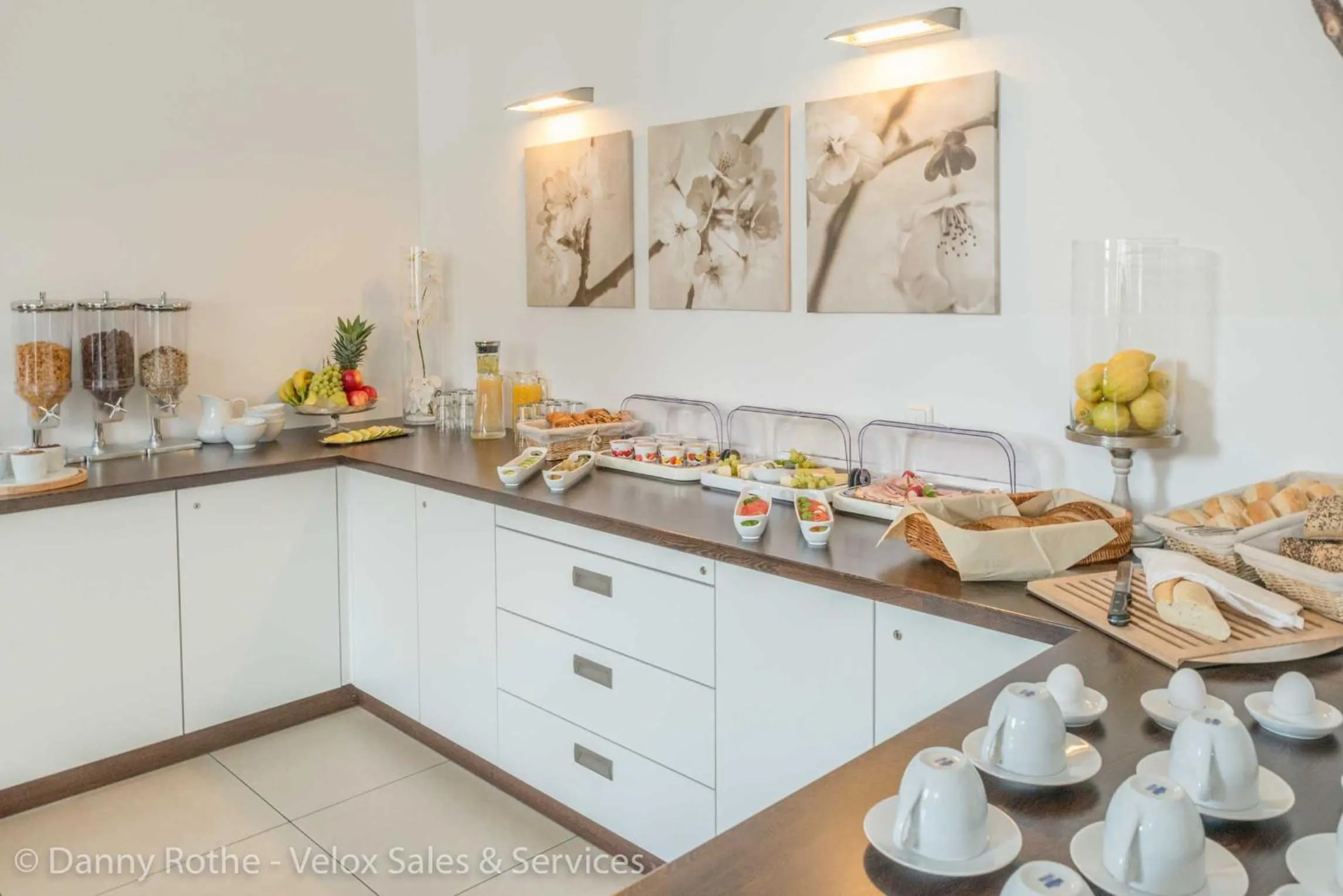 Buffet breakfast in Pension Wess