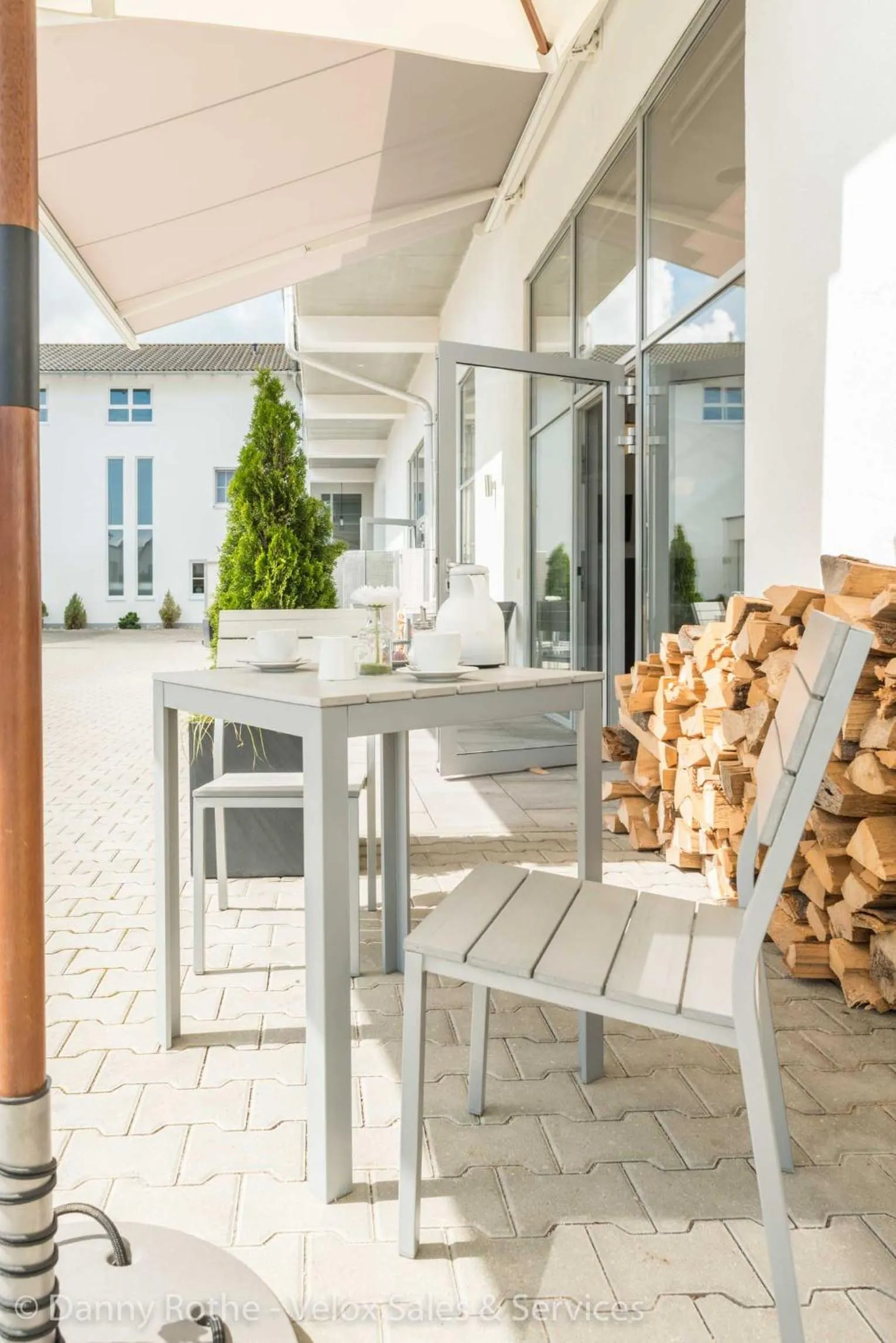 Patio in Pension Wess