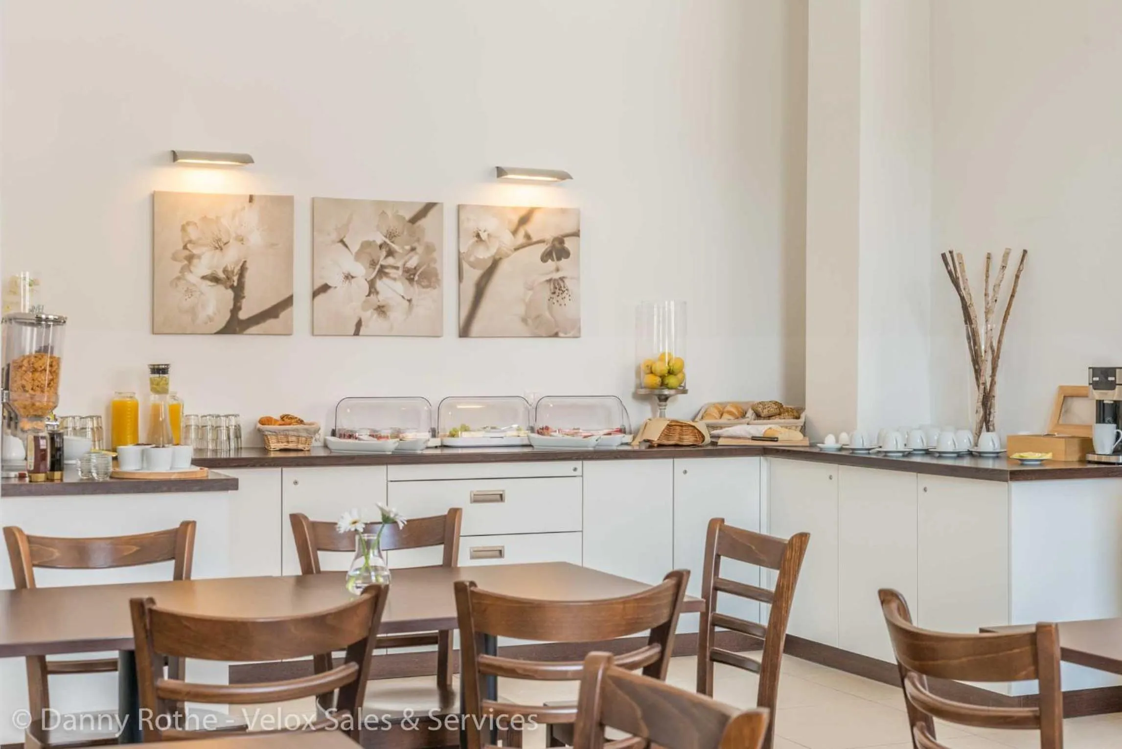 Buffet breakfast in Pension Wess