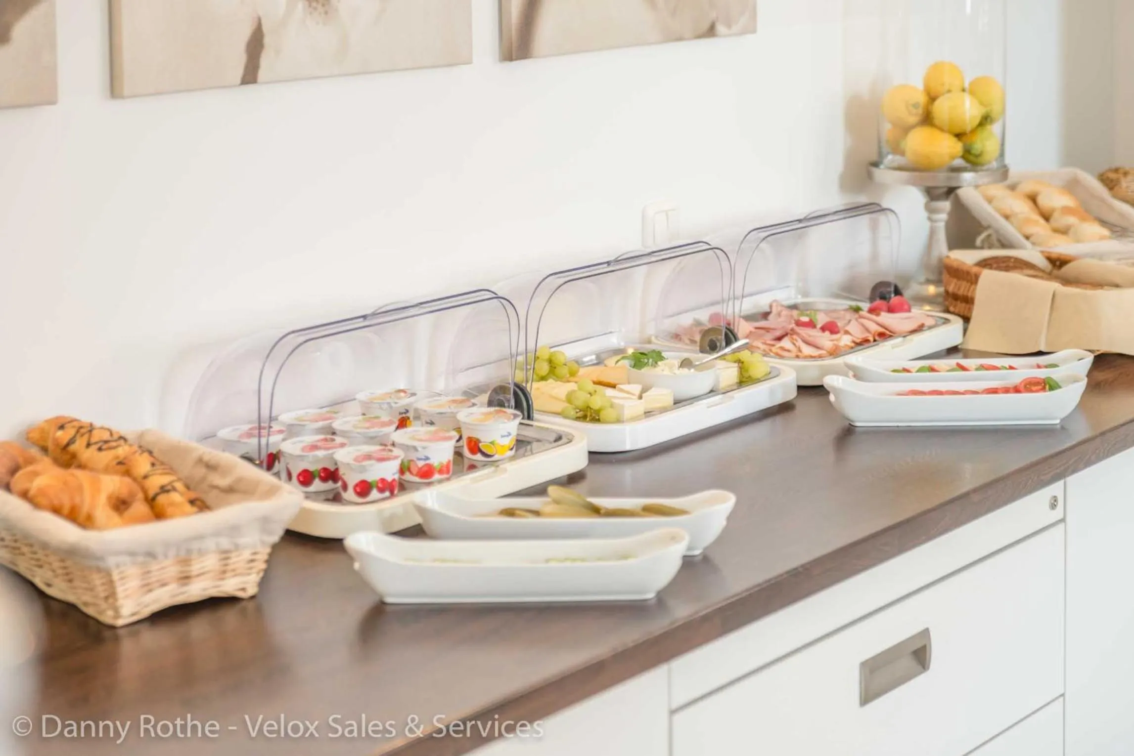 Buffet breakfast in Pension Wess