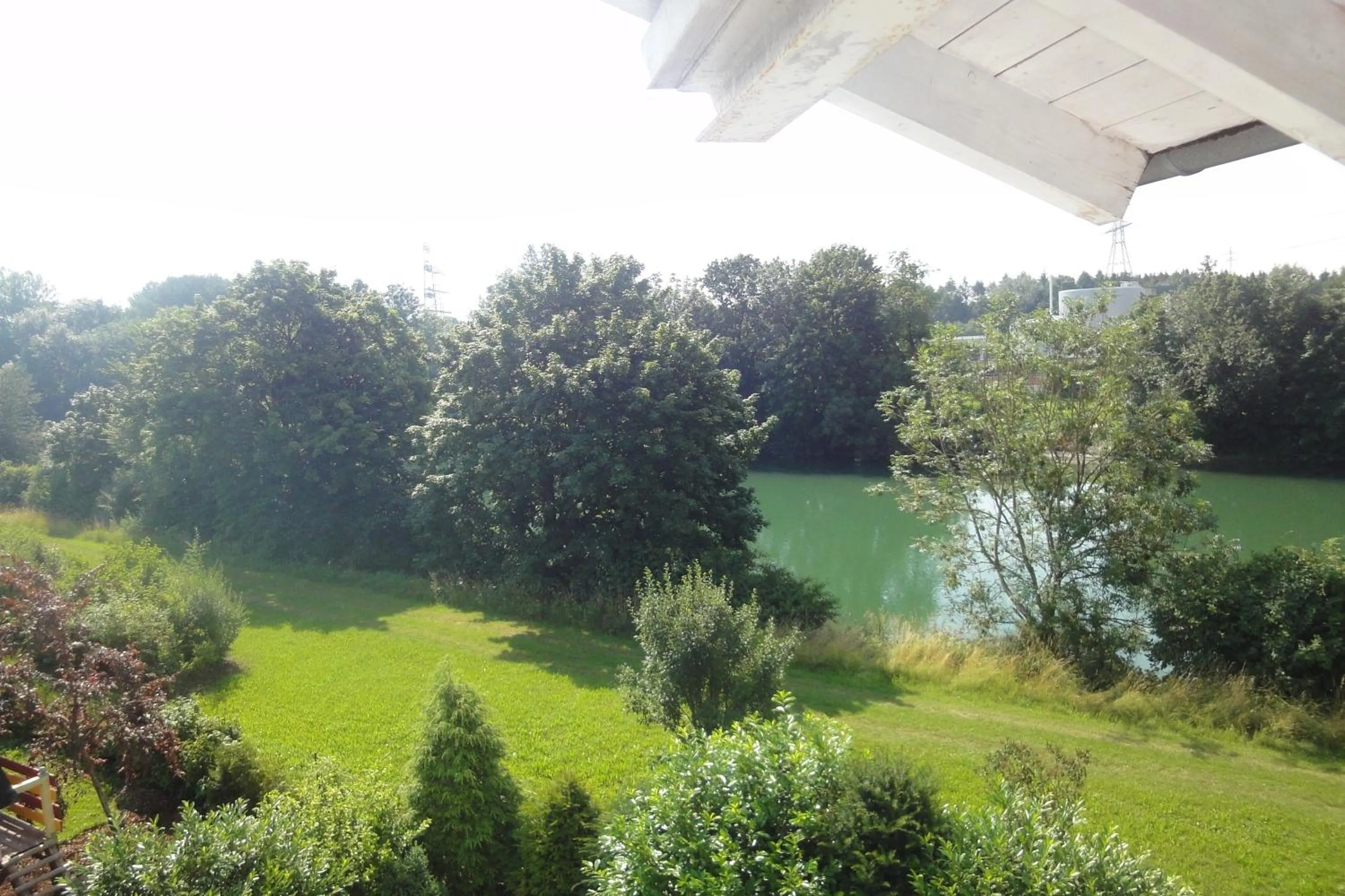 Garden view in Pension Wess