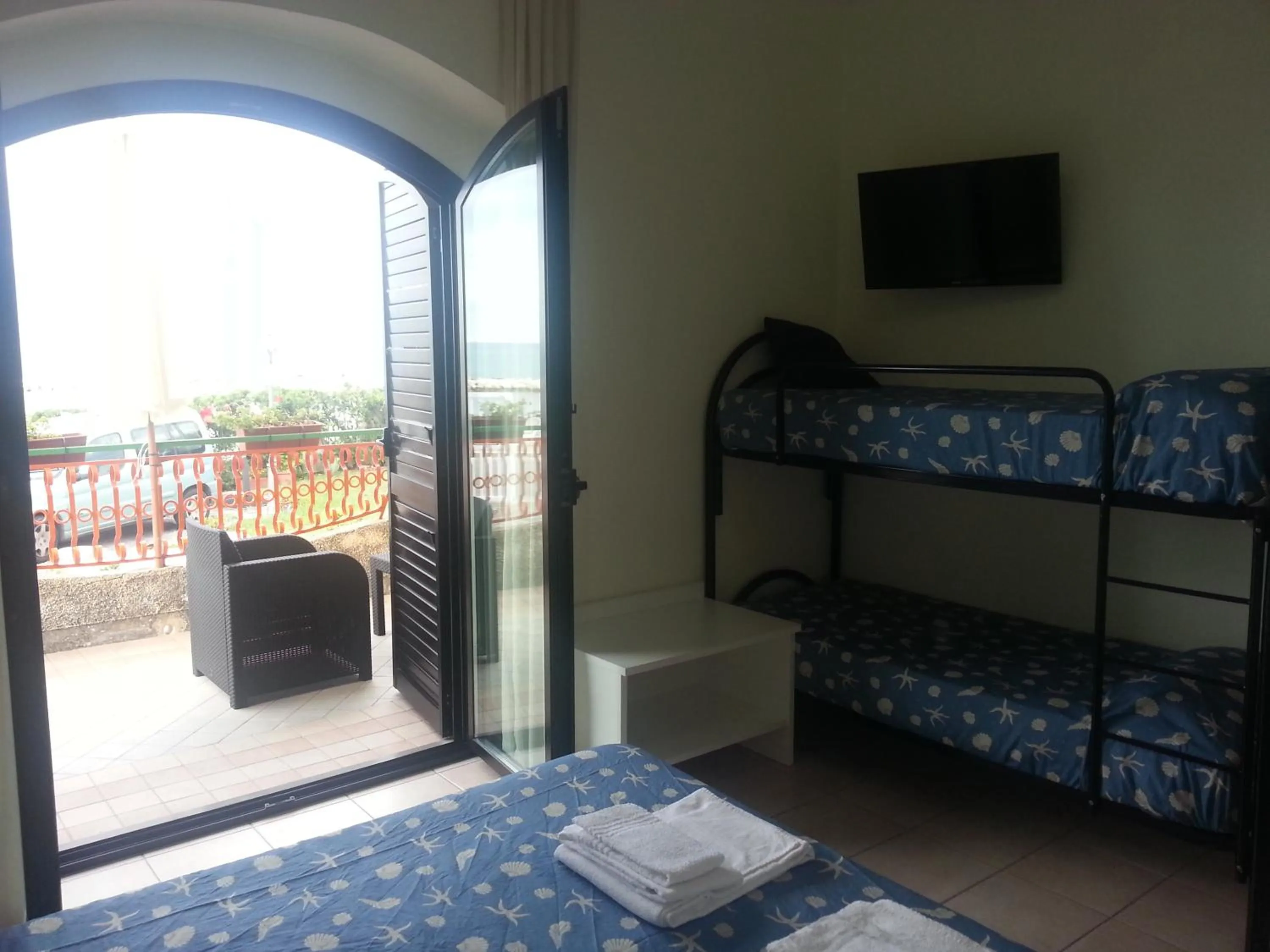 Photo of the whole room, Bed in Hotel Tirreno Formia