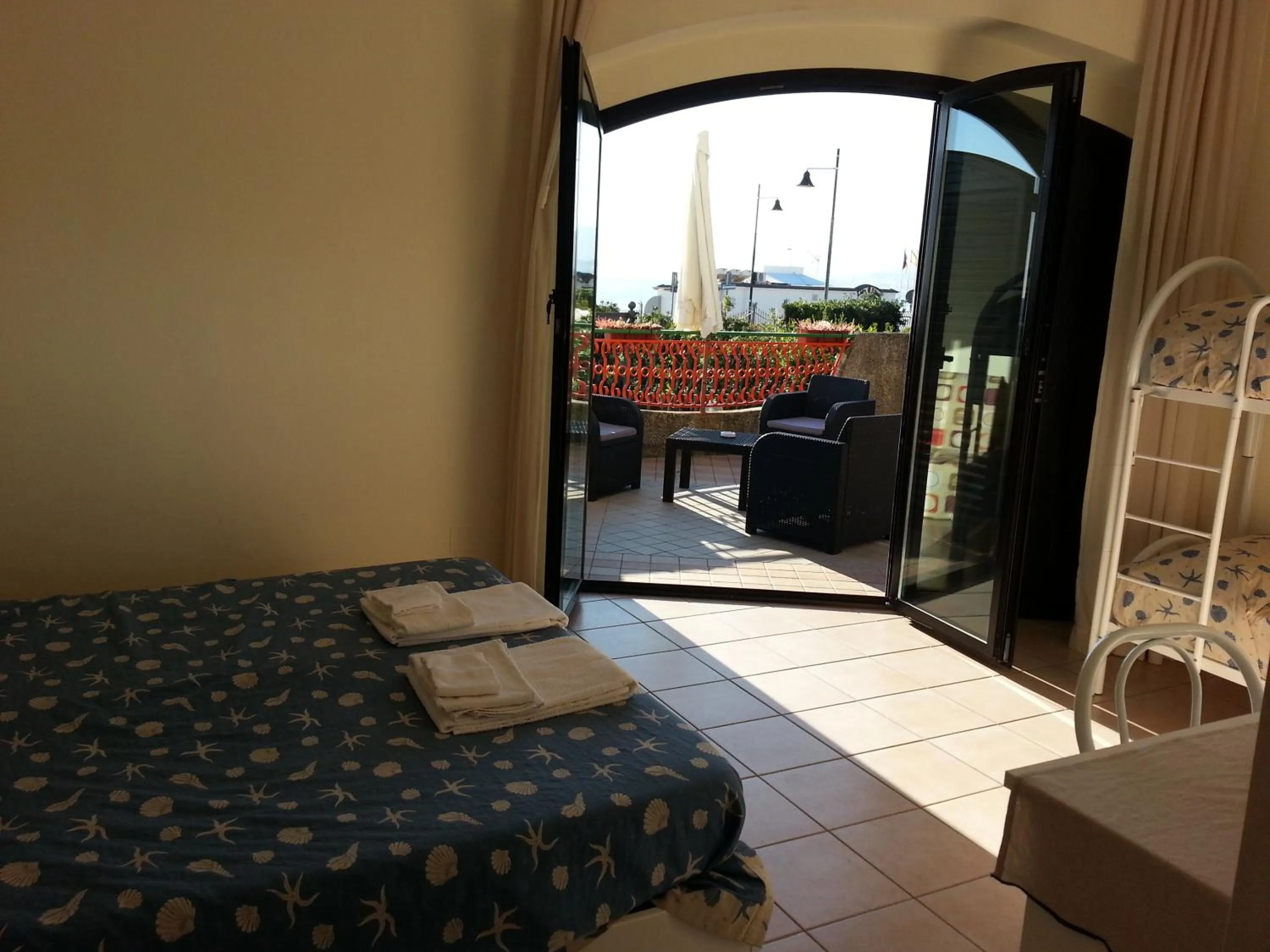 Photo of the whole room, Bed in Hotel Tirreno Formia