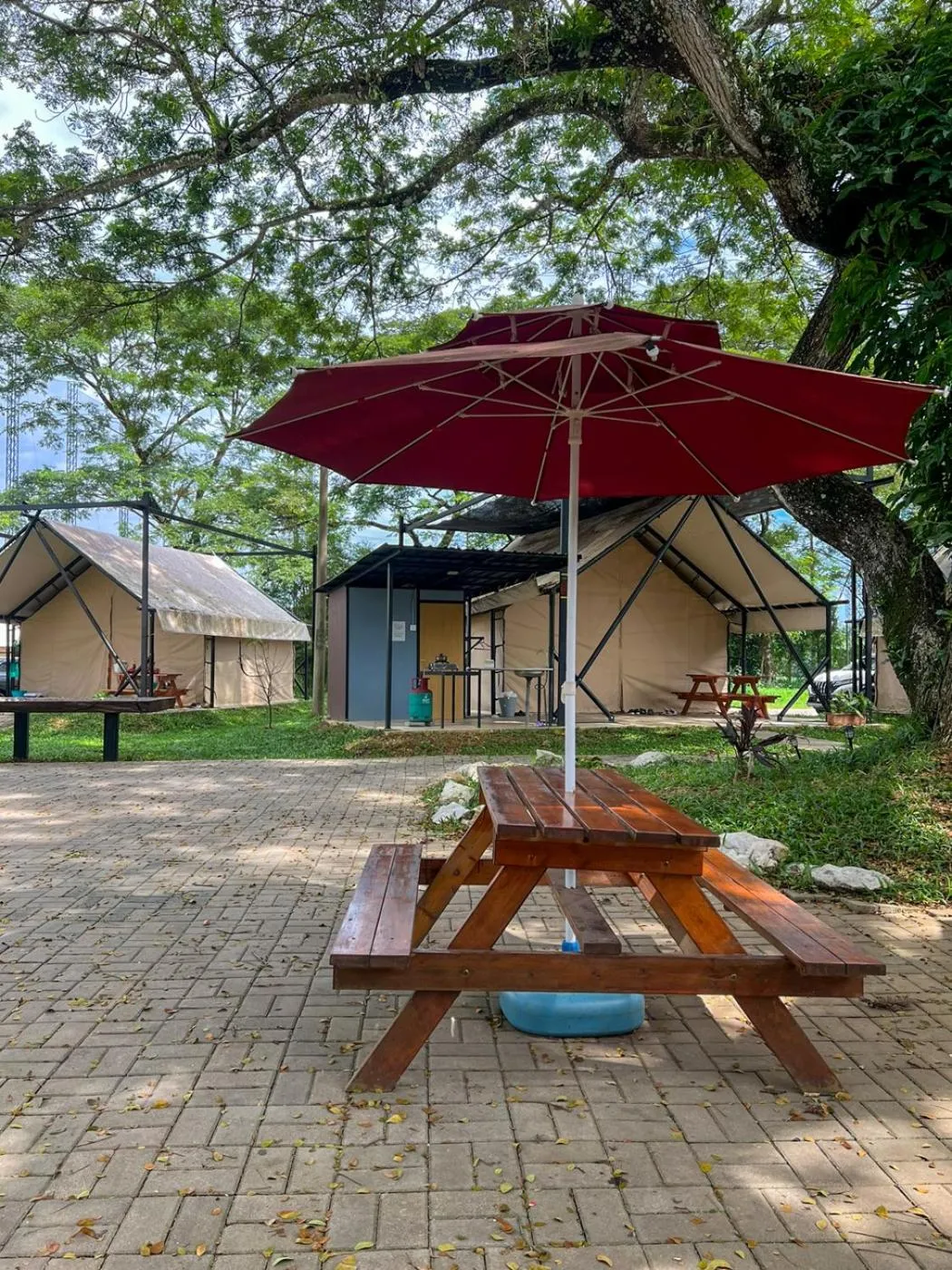Seating area in Glamping at Xscape Tambun