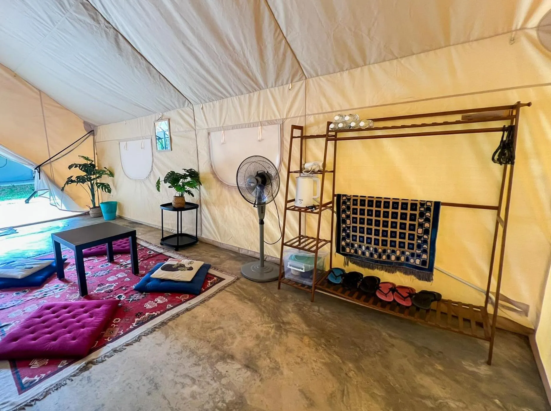Coffee/tea facilities, Bed in Glamping at Xscape Tambun