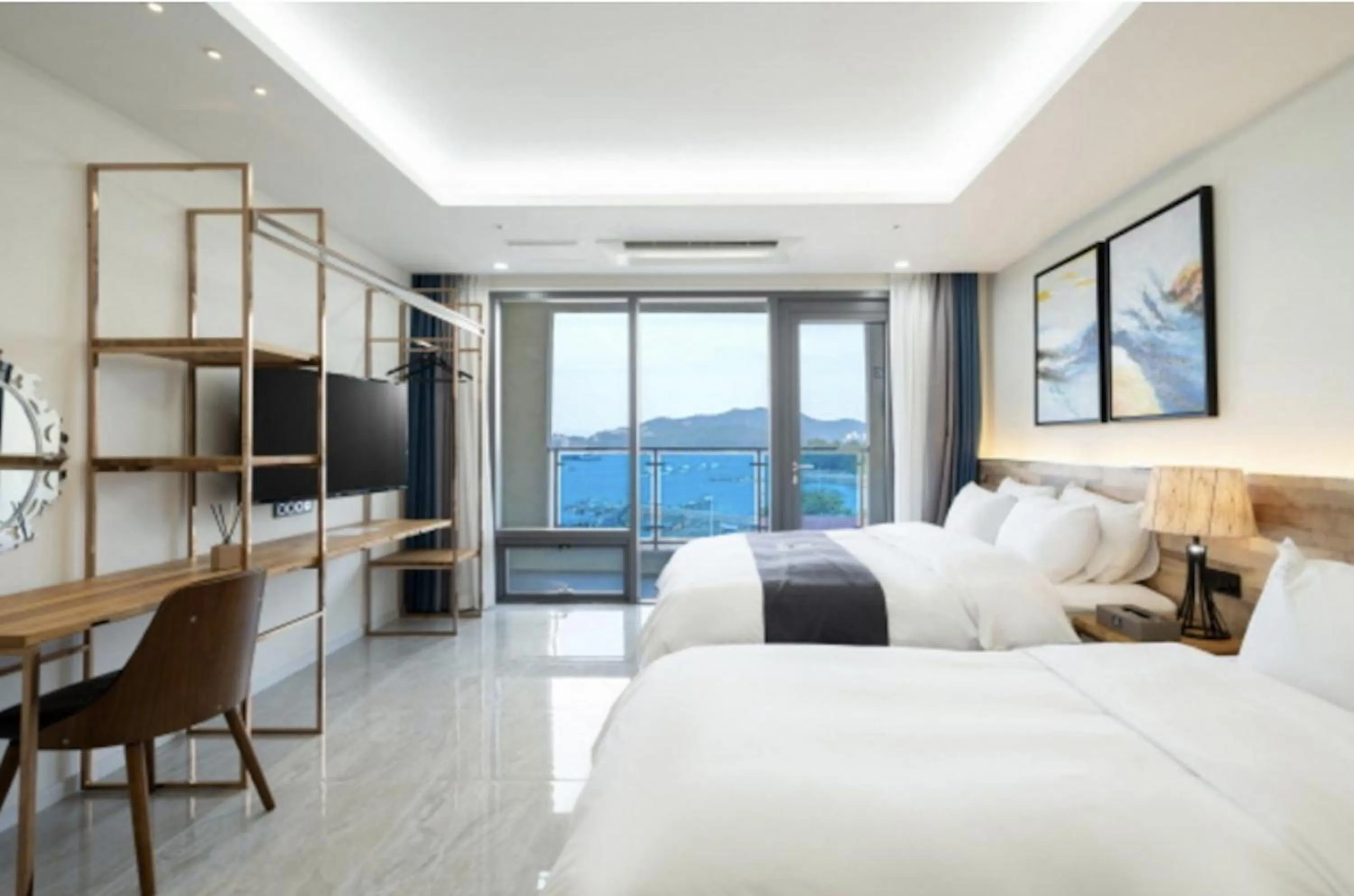 Bed in Blanc Hotel & Resort