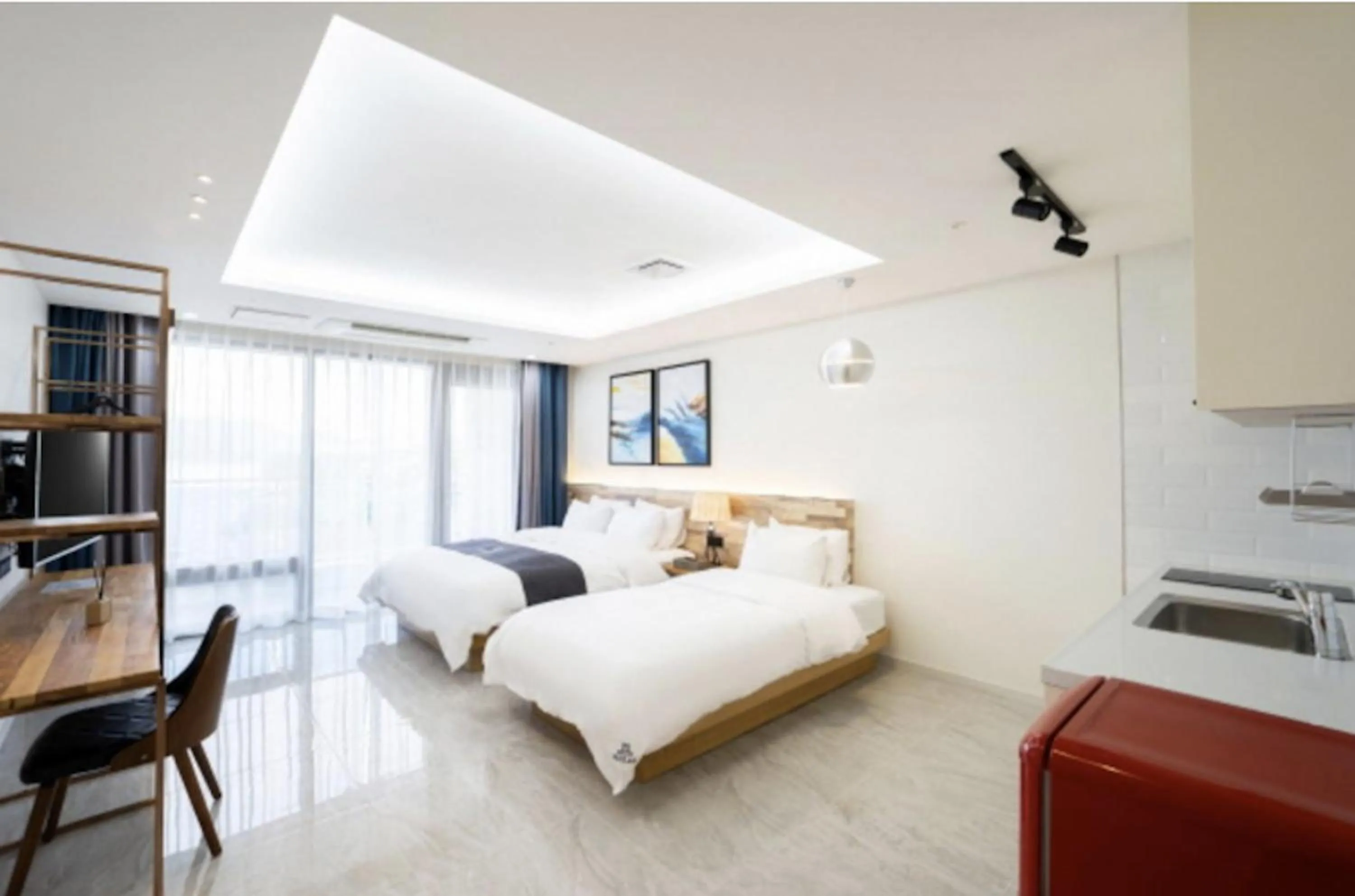 Bed in Blanc Hotel & Resort