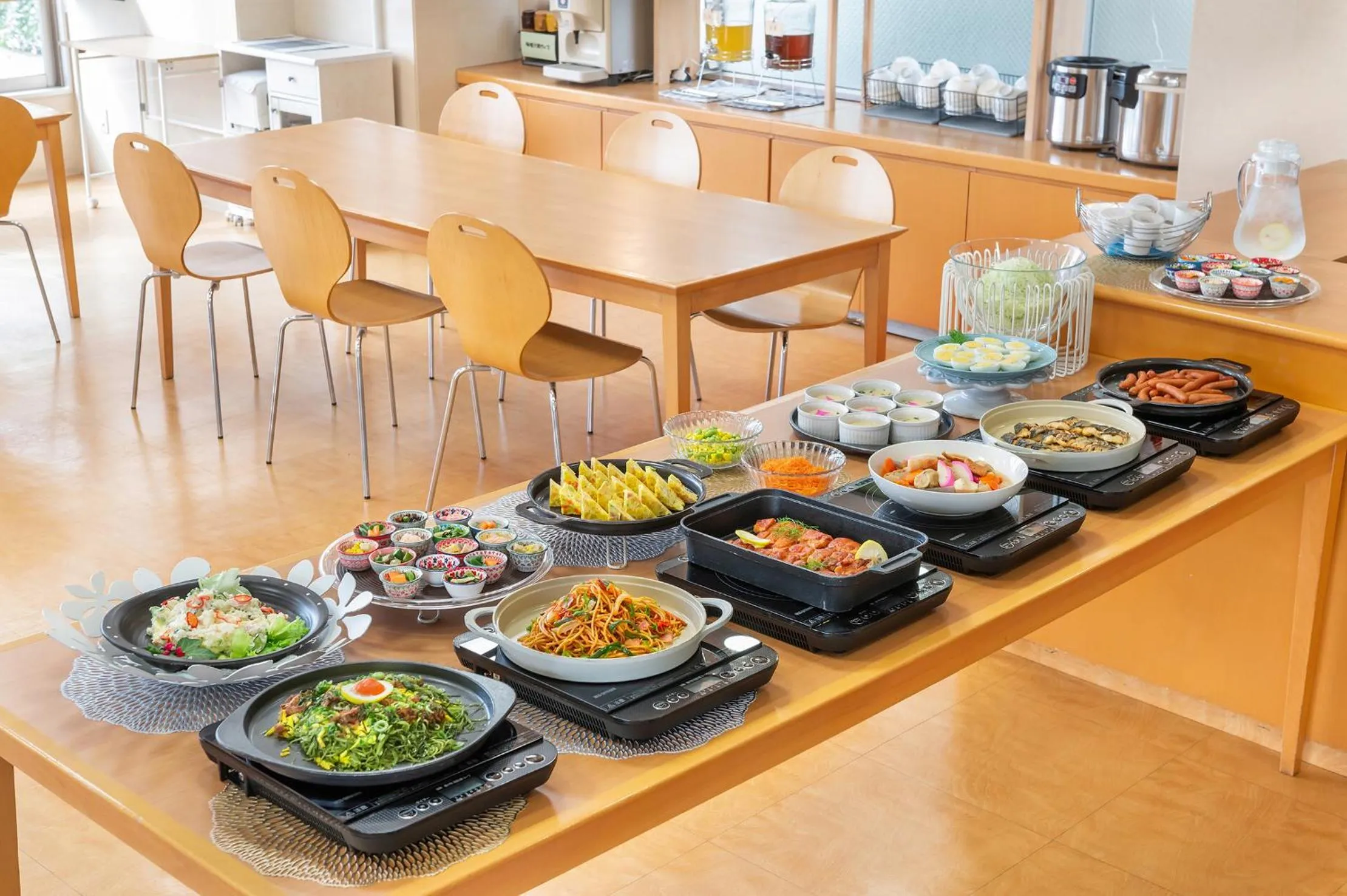 Buffet breakfast in Park Inn Sanyo Onoda