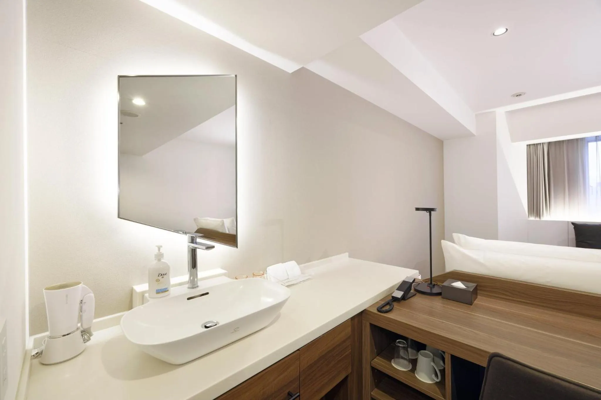 Bathroom, Bed in Holiday Inn & Suites Sapporo Odori Park by IHG
