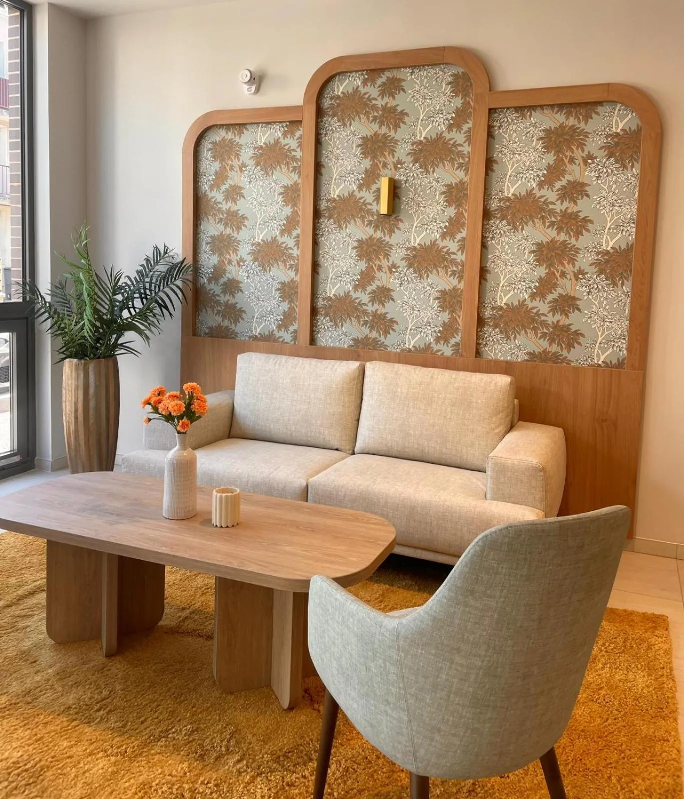 Living room in Zenao Appart'hôtels Châlons-en-Champagne