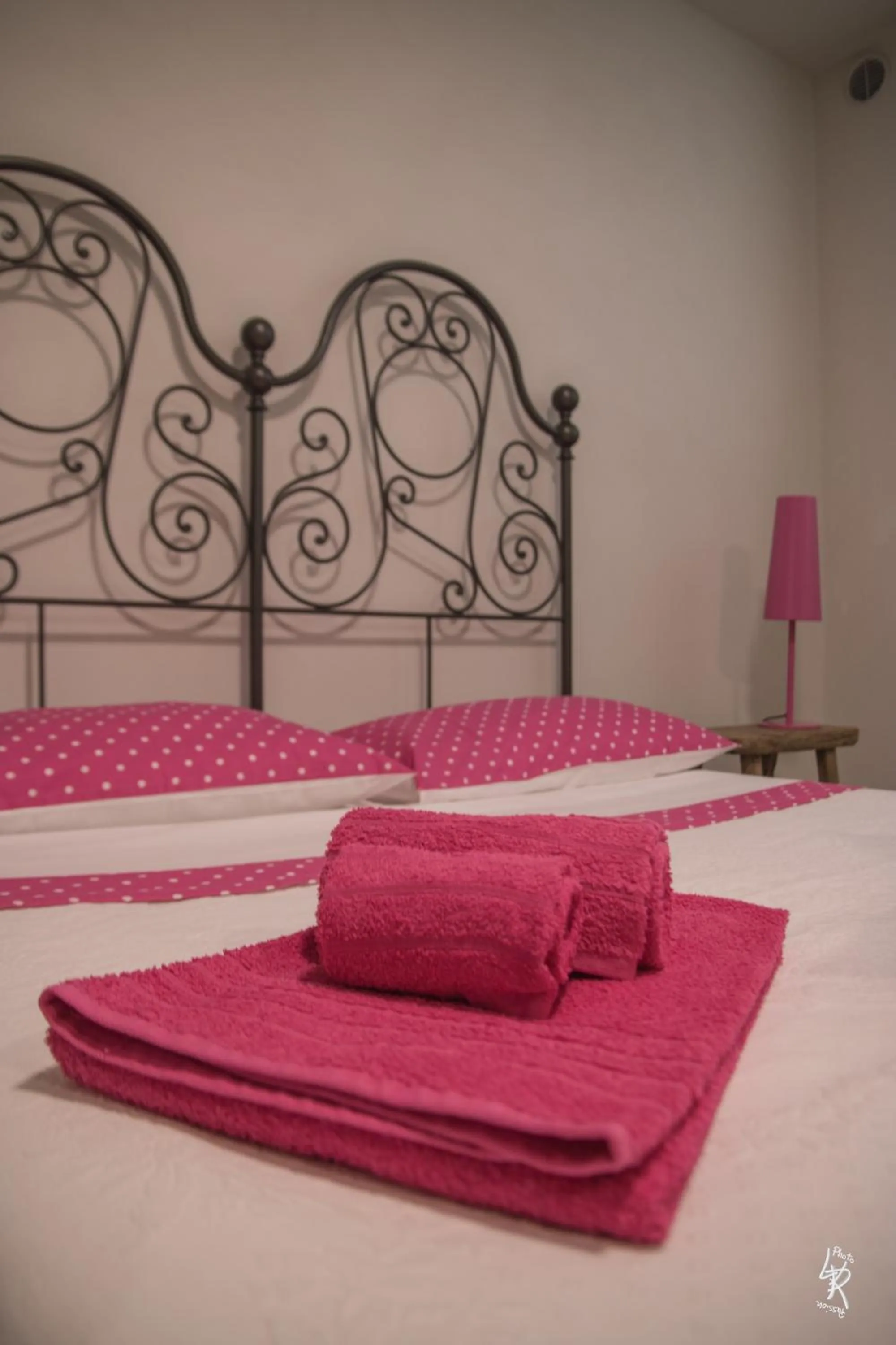 Decorative detail, Bed in B&B Mar del Plata