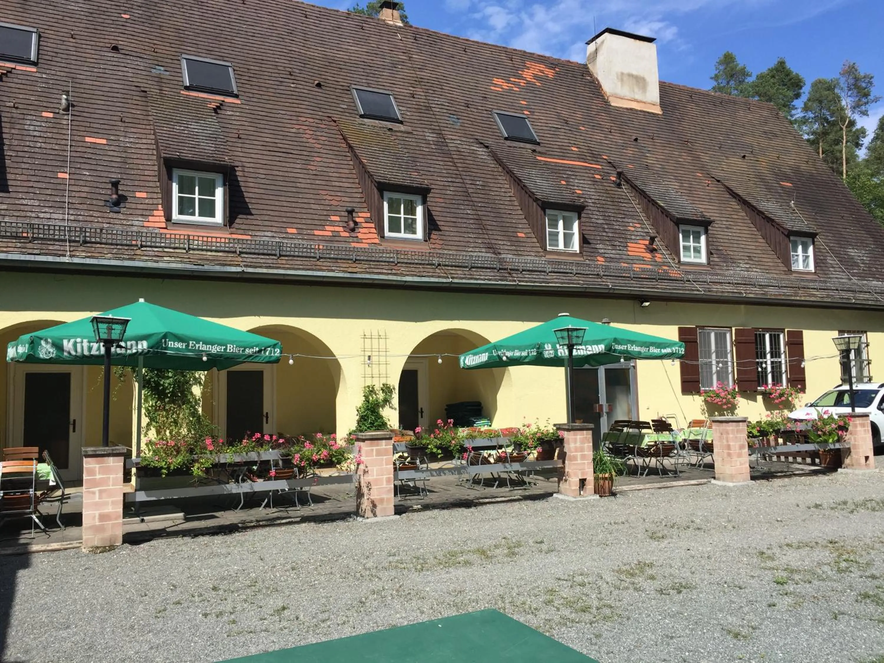 Patio, Property Building in Jugend-Hotel Nürnberg