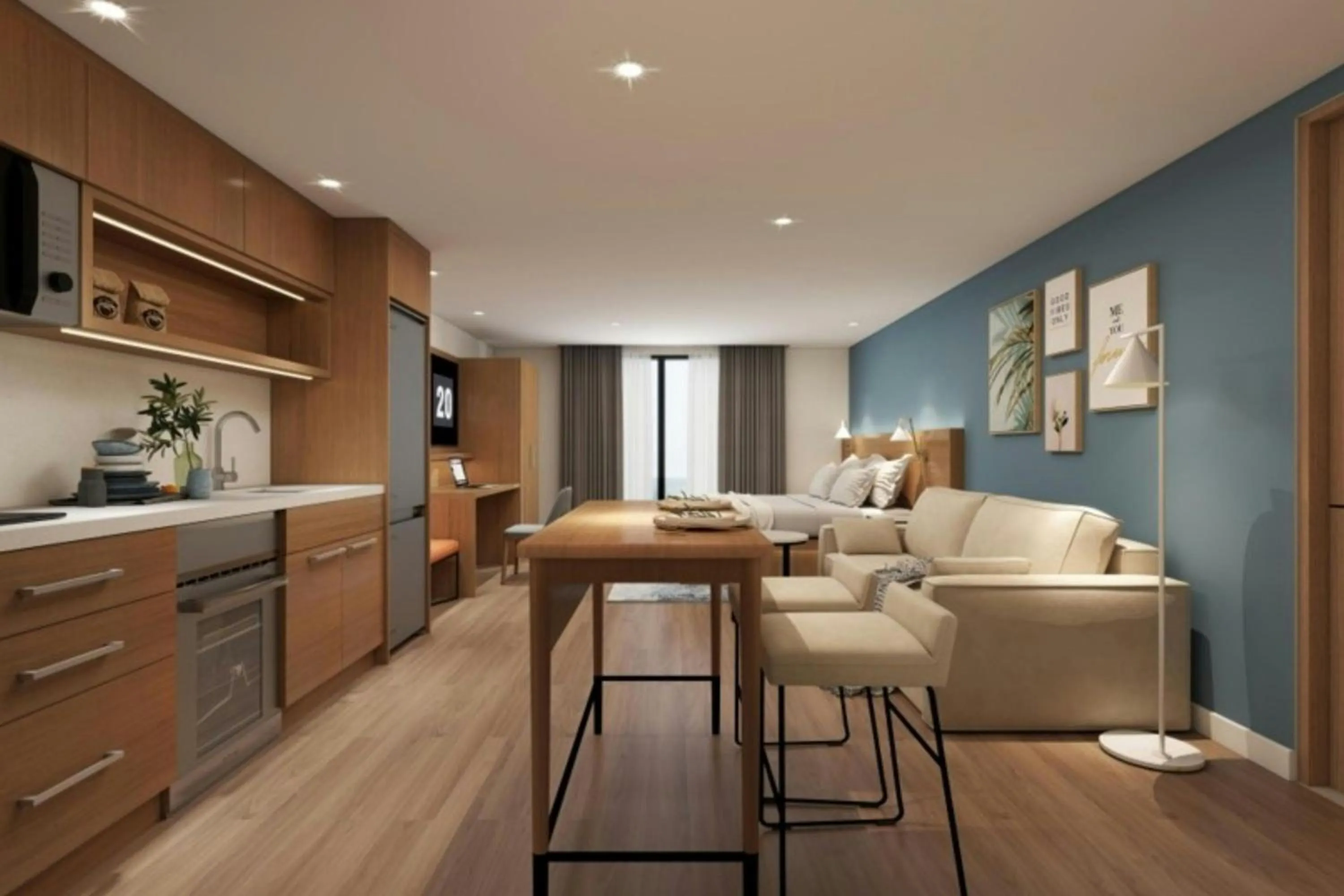 Photo of the whole room in Element Seattle Downtown