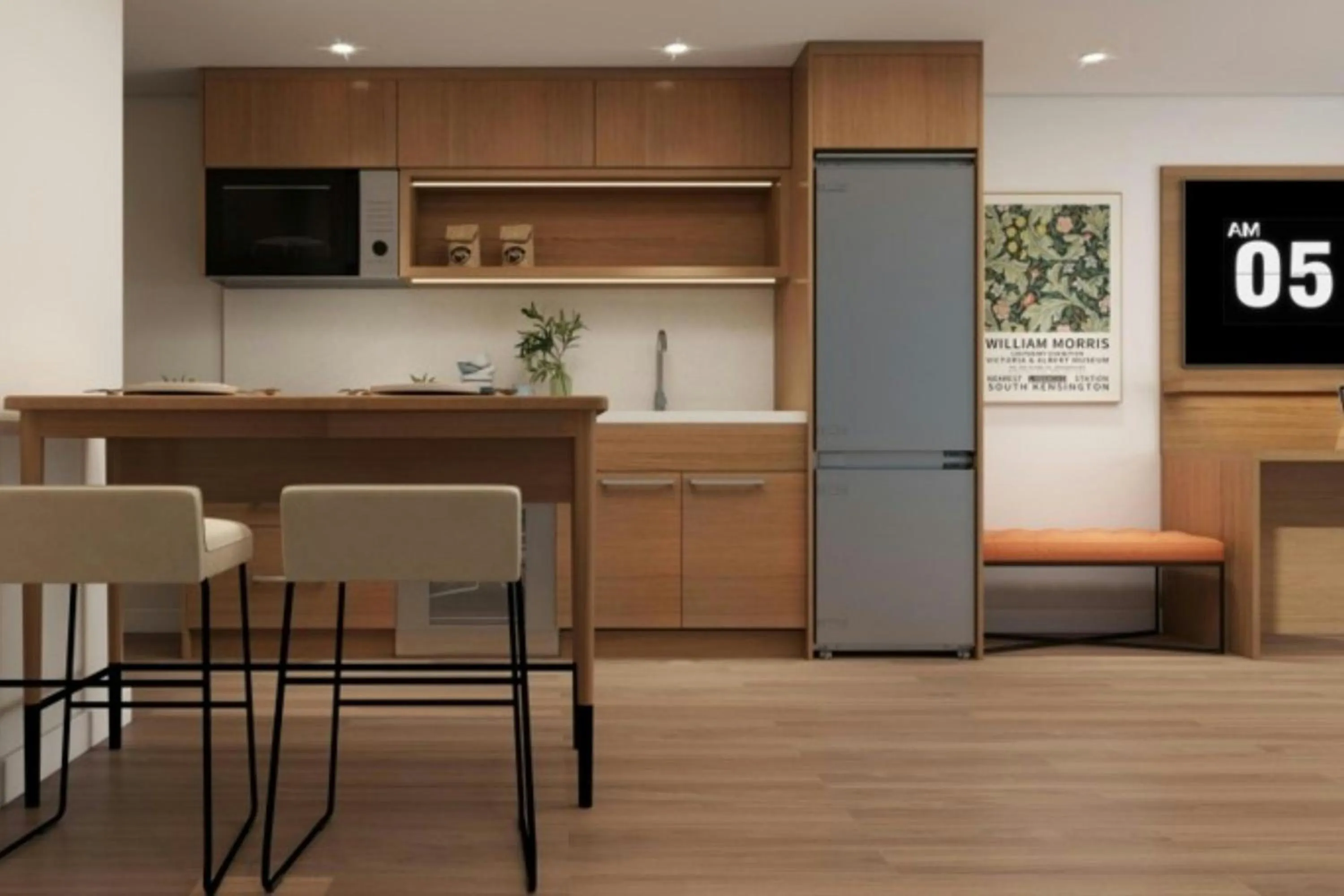 Kitchen or kitchenette in Element Seattle Downtown